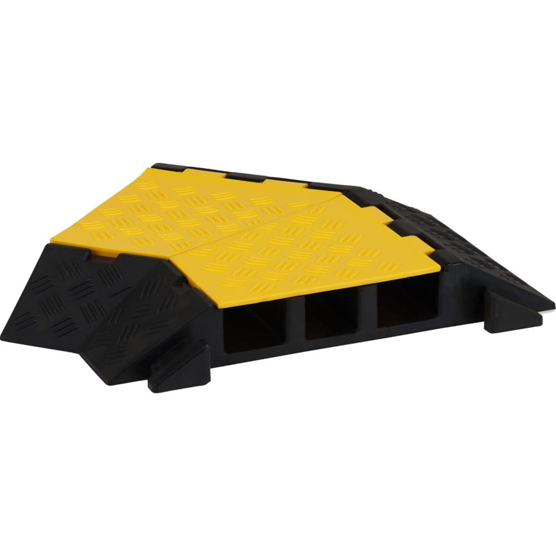 Bodenprofilbarriere Mike L1300xH140xD140 mm gelb