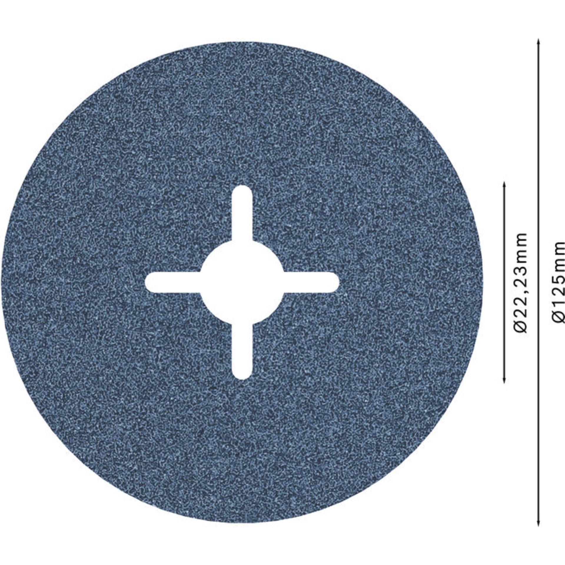 PRO R574 Fiberscheibe, 125 mm, G80
