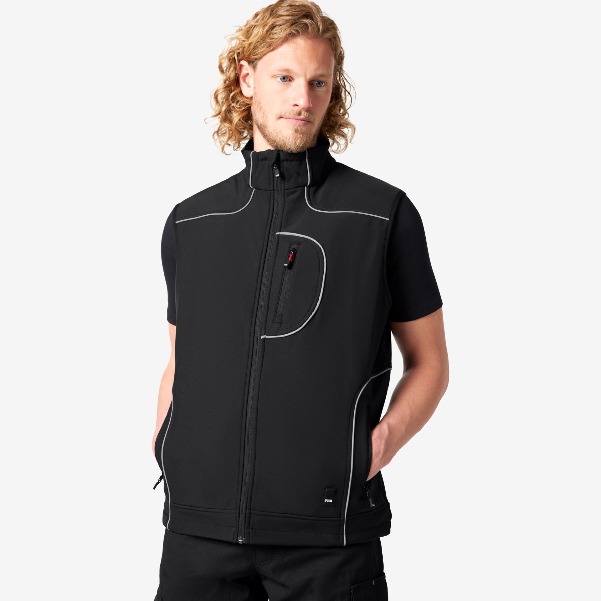 MARTIN Softshell-Weste schwarz M