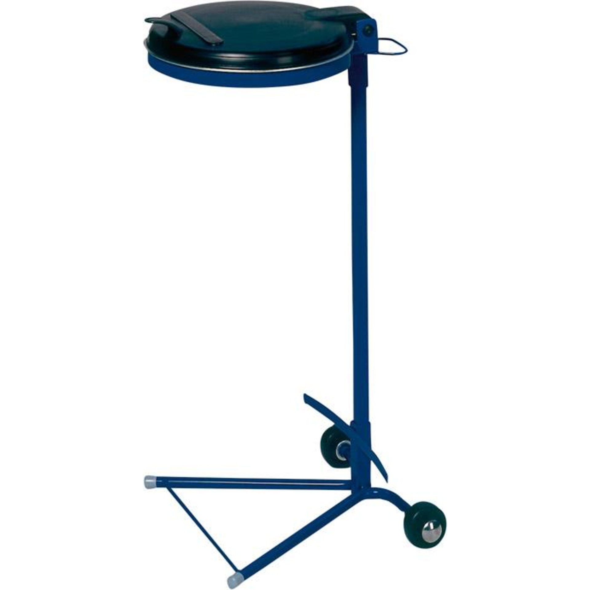Abfallsammler 120 l blau fahrbar KS-Deckel VAR