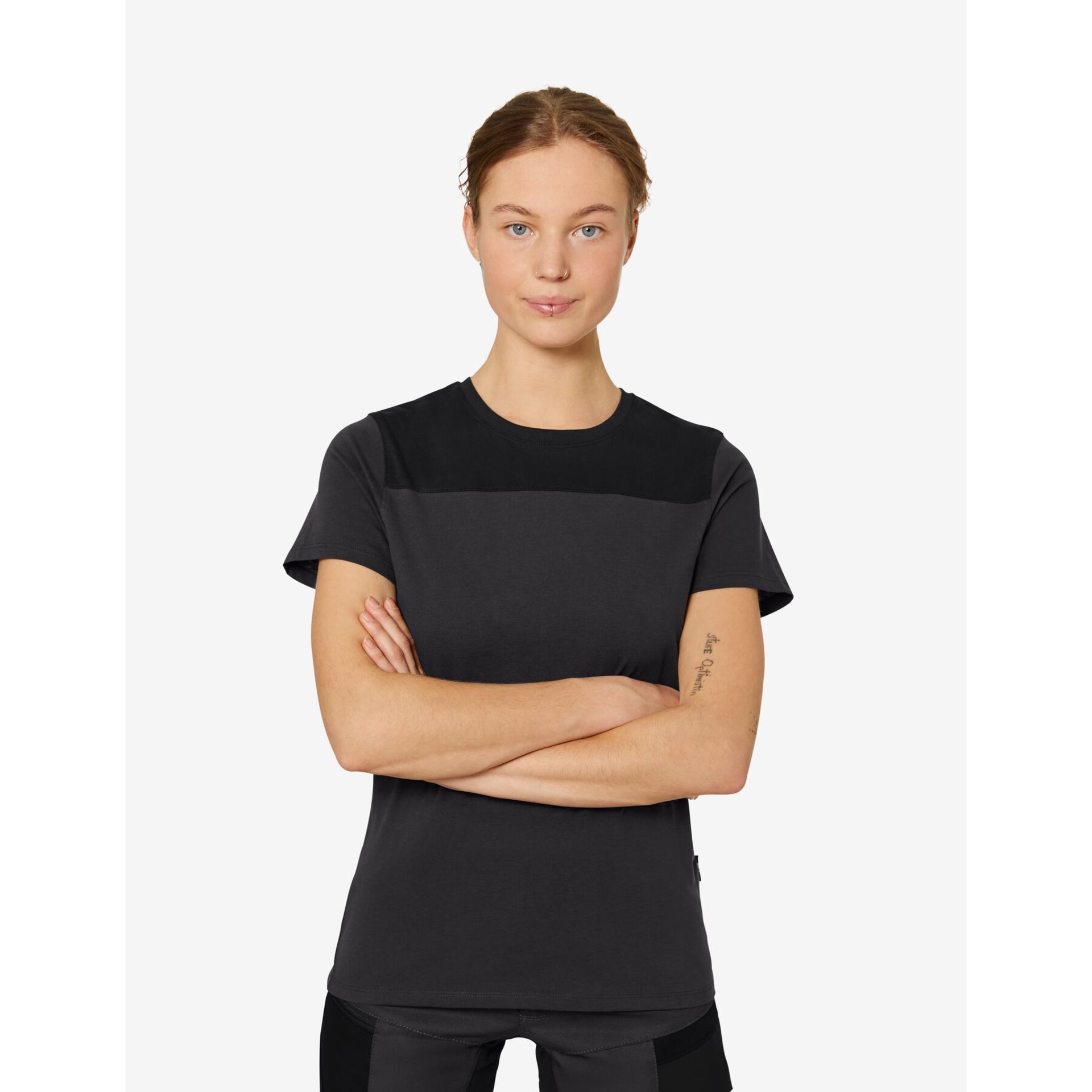 KIRA T-Shirt Damen anthrazit-schwarz 4XL
