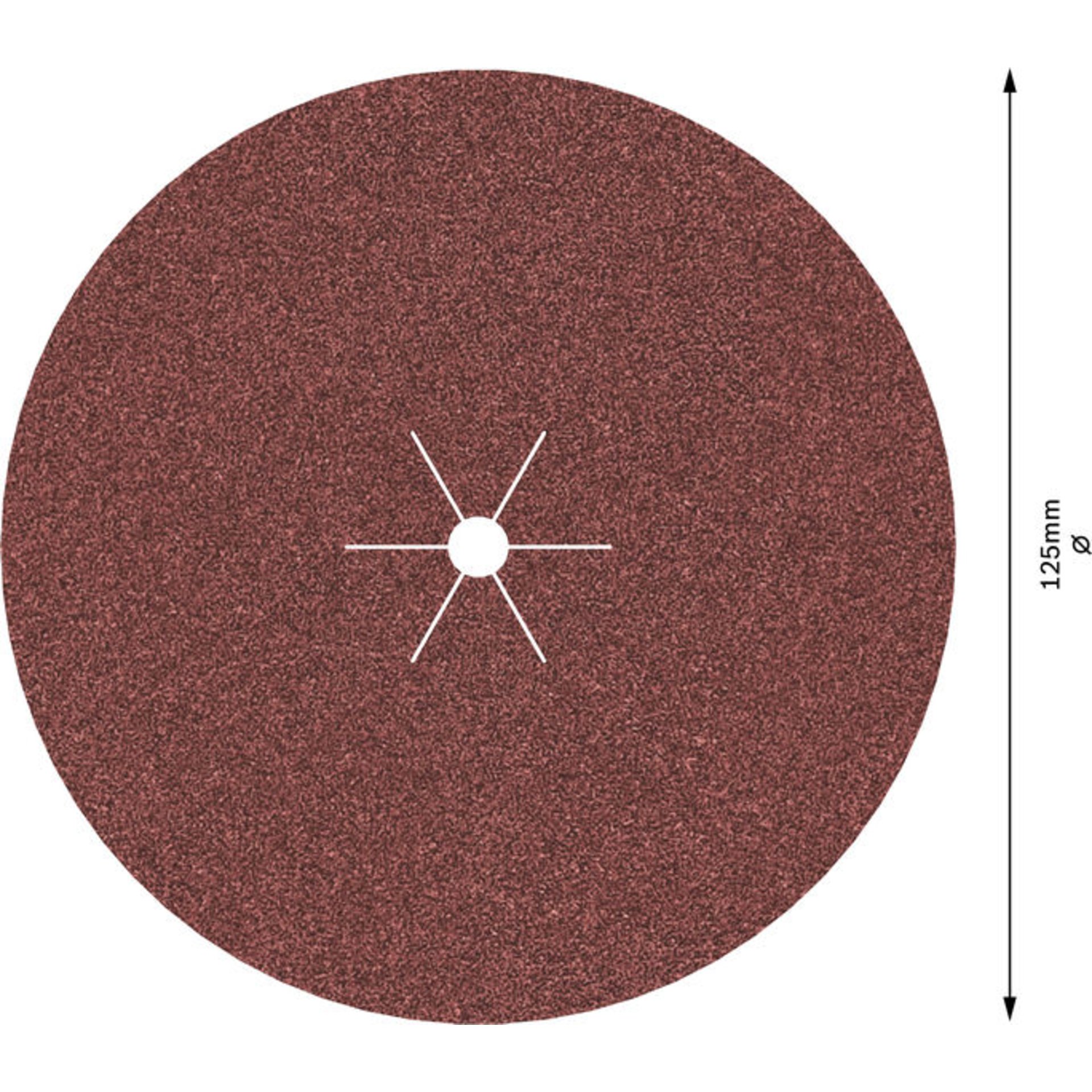 PRO F460 Schleifblatt, 125 mm, G120, 5-tlg.