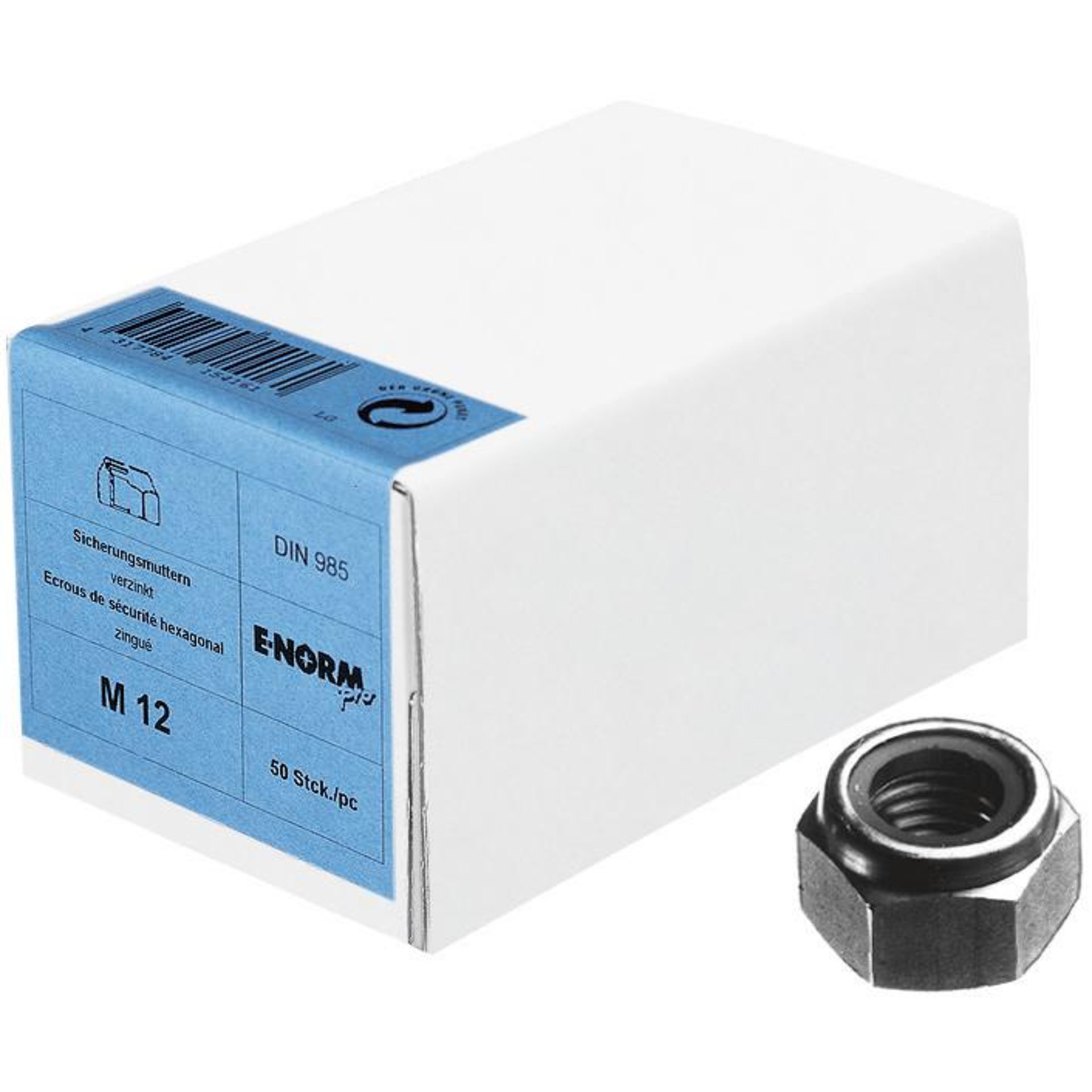 DIN 985 galZn M5 KP E-NORMpro