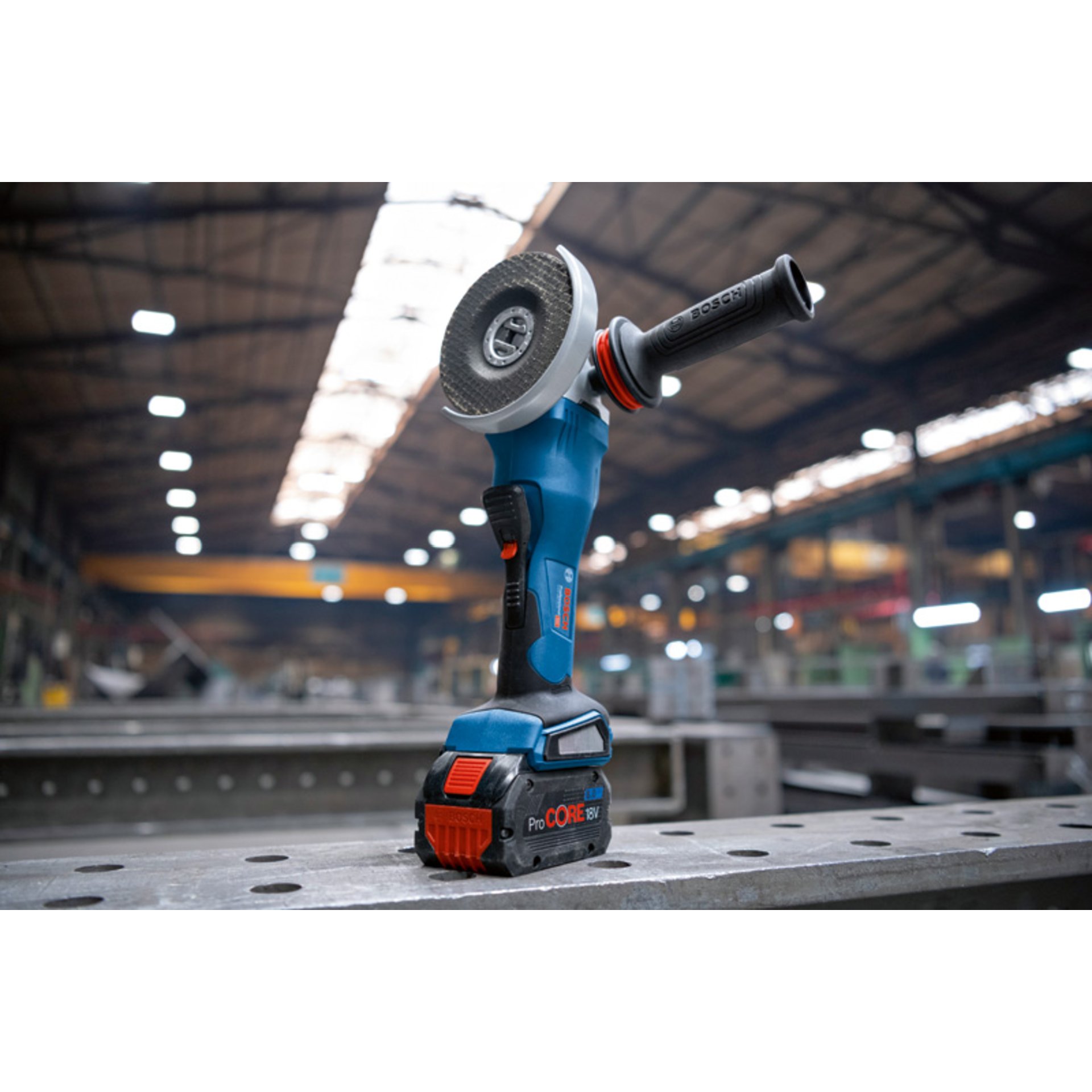 Akku-Winkelschleifer BITURBO mit X-LOCK GWX 18V-15 P