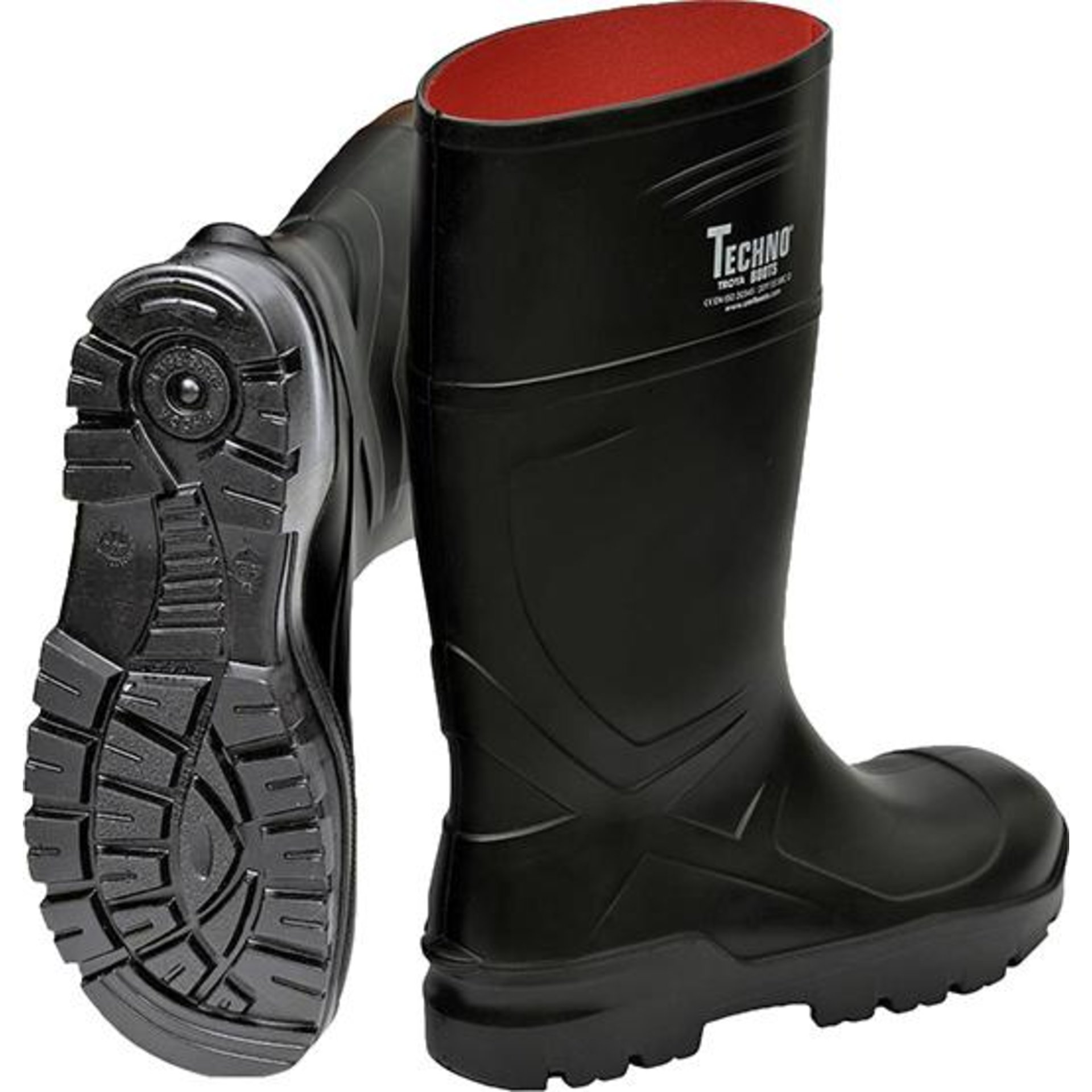Stiefel 35330 OTRA PU, S5, schwarz Gr. 40 TECHNO BOOTS