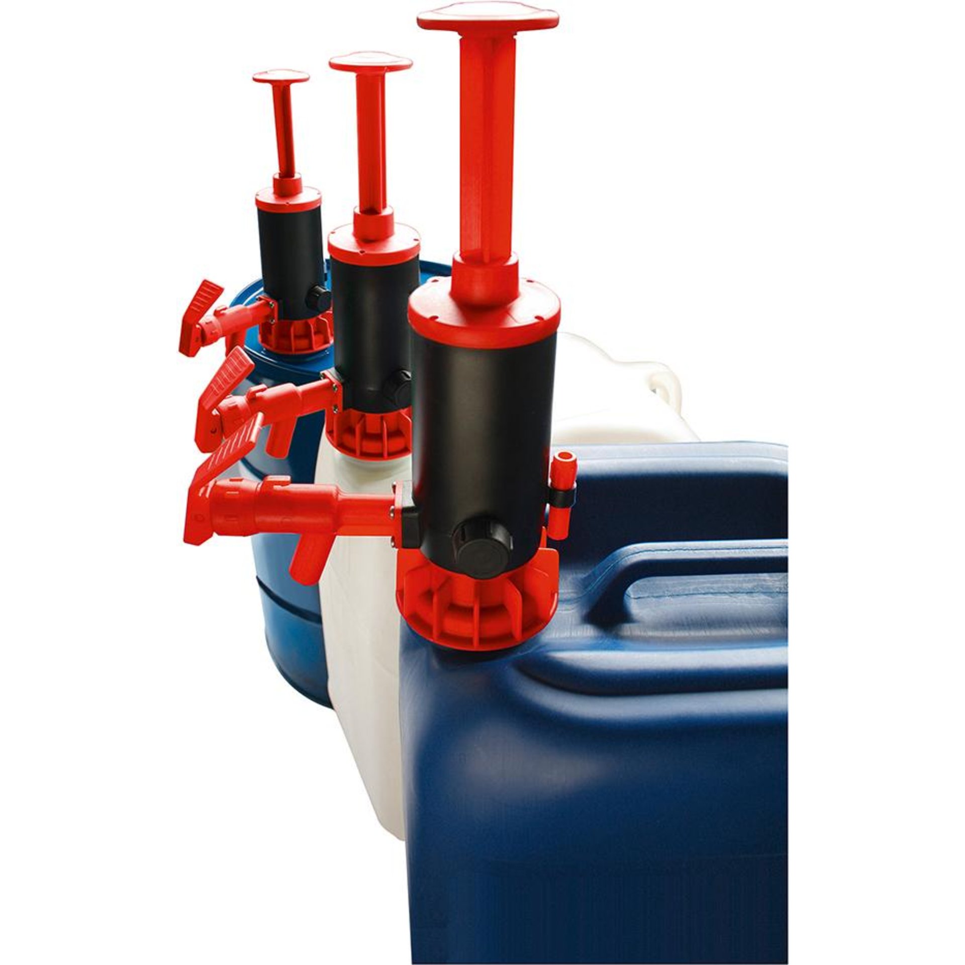 Handpumpe JP-07 rot für alkalische Medien