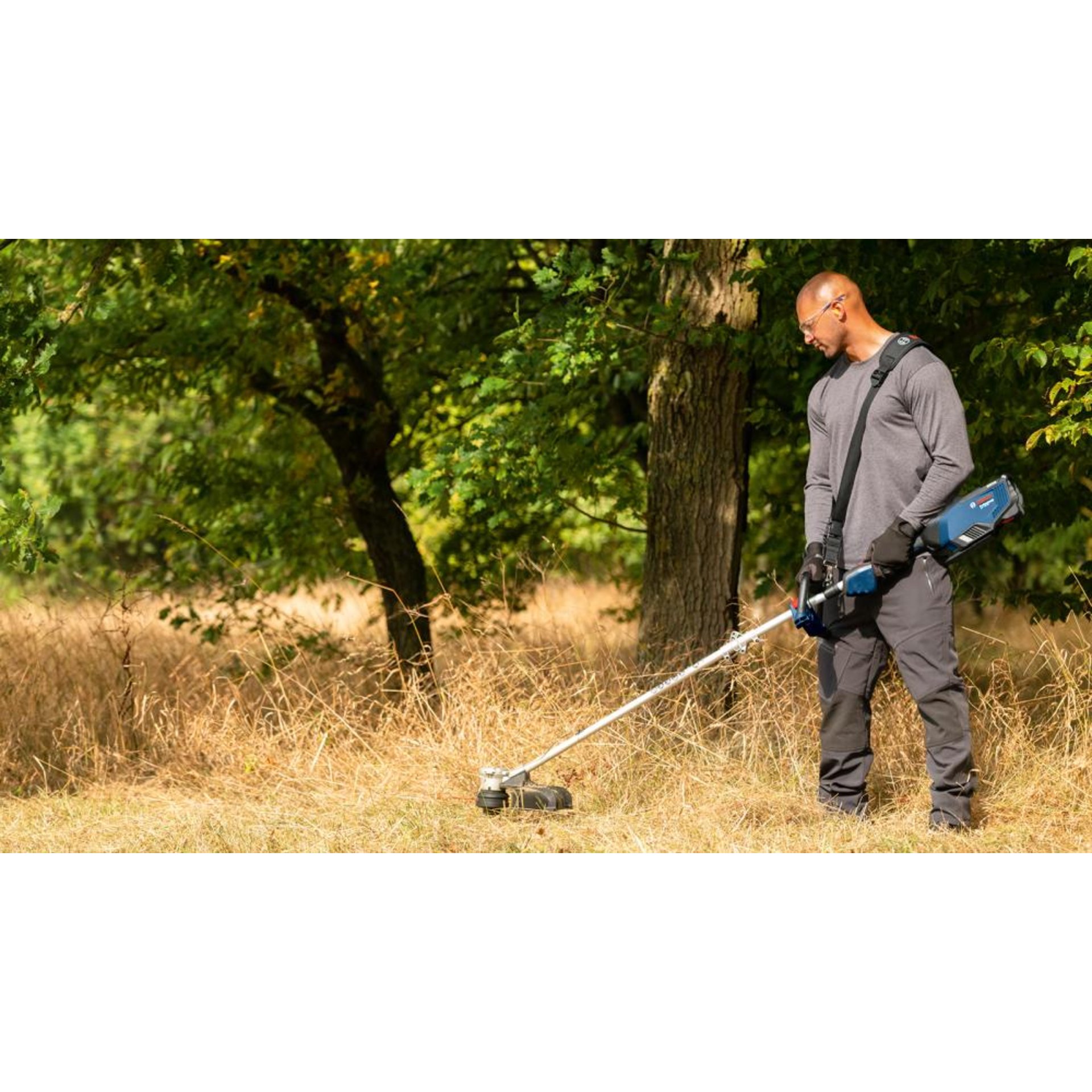 Akku-Rasentrimmer solo GRT 18V-40 Bosch ohne Akku ohne Ladegerät Karton