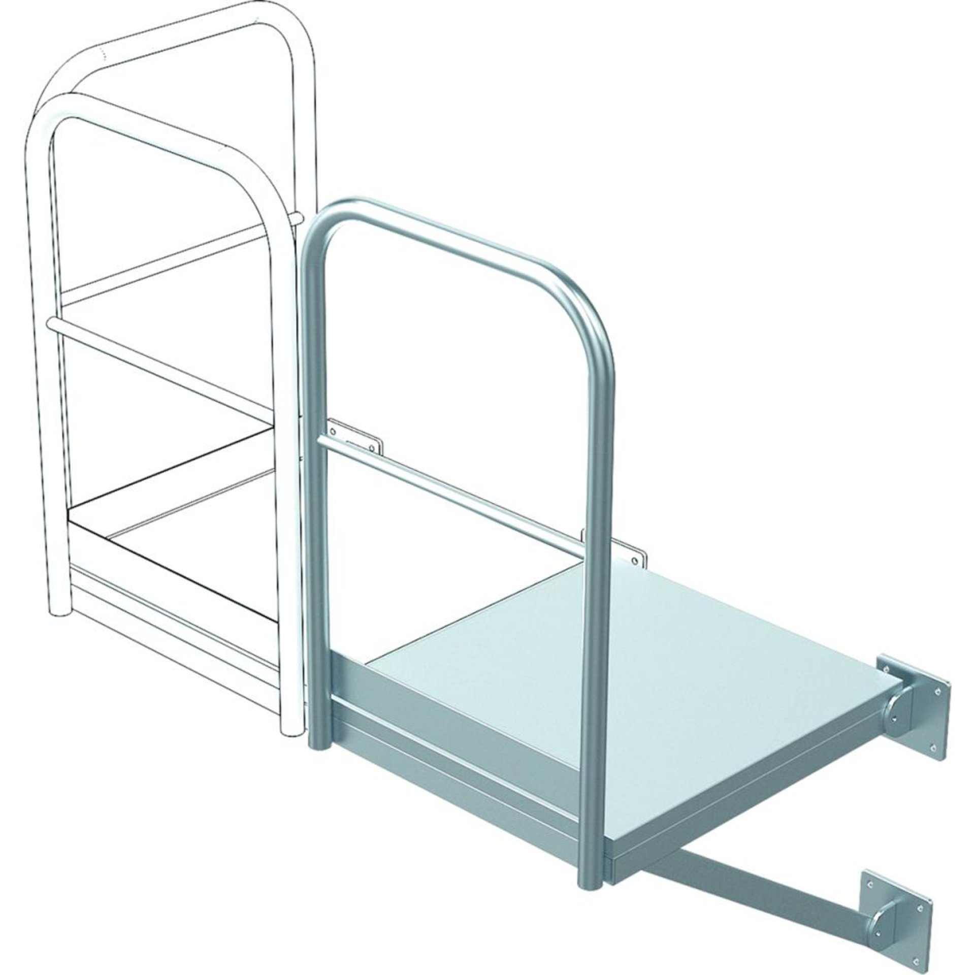 Erweiterungspodest B940x1000 mm ZARGES
