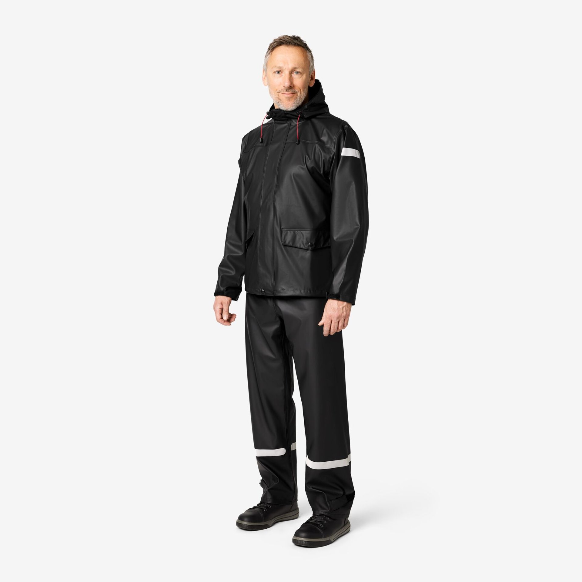 RAINER PU-Stretch-Regenjacke EN 343 schwarz 3XL