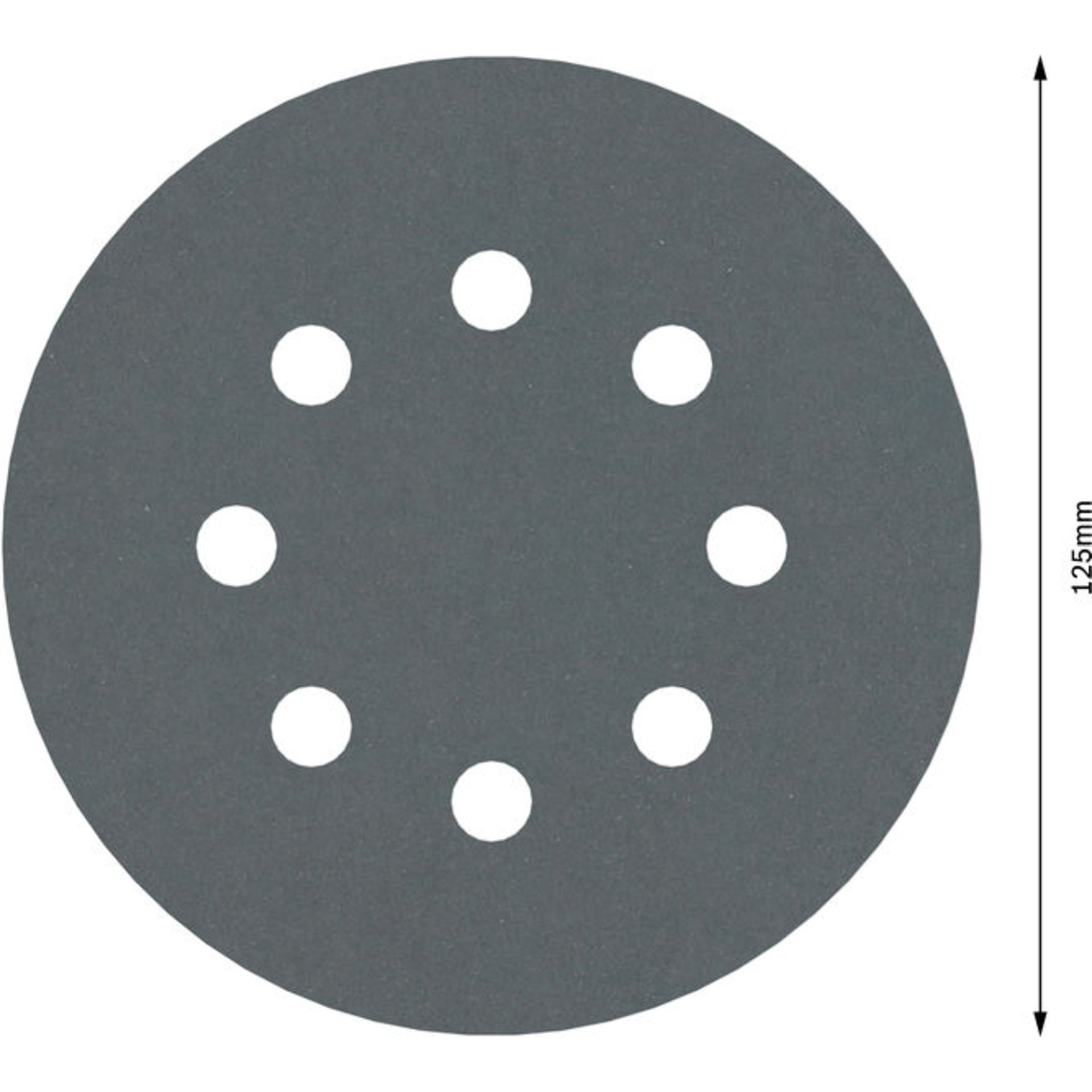 PRO F355 Schleifblatt, 125 mm, G600, 5-tlg.