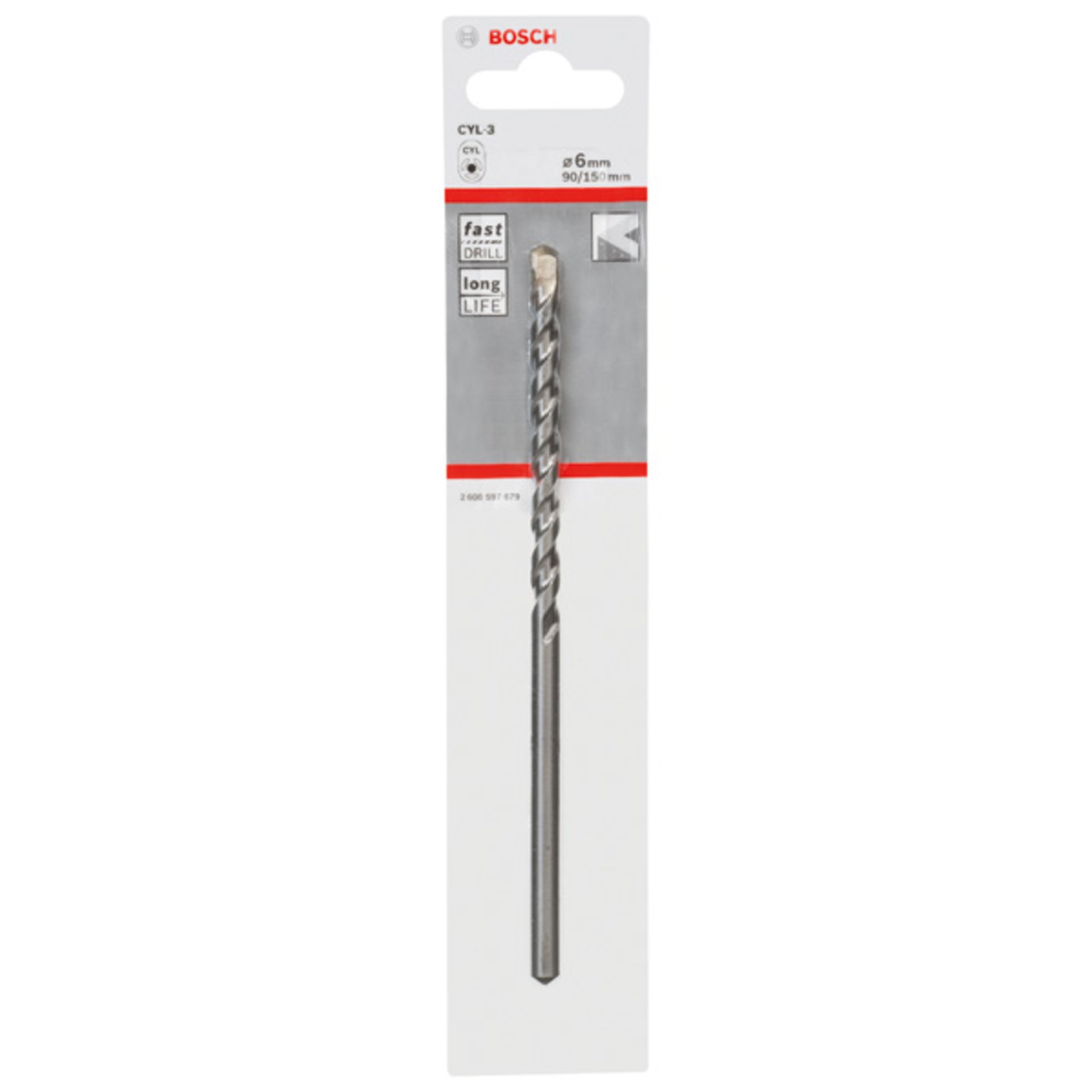 Betonbohrer CYL-3, 6 x 90 x 150 mm, d 5,5 mm, 1er-Pack