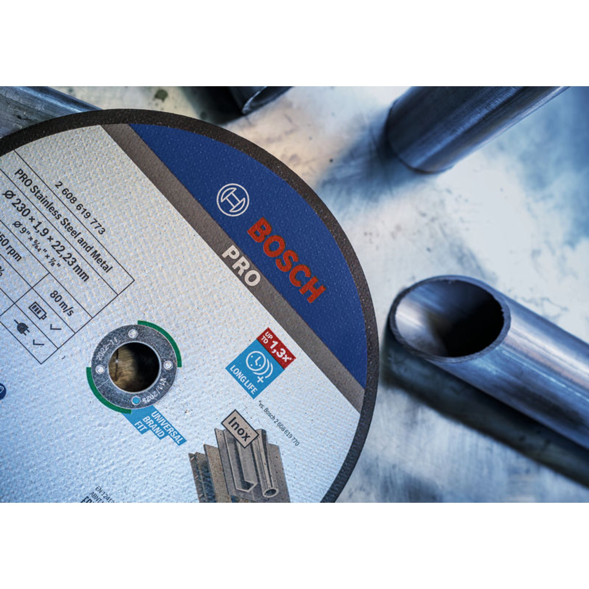 PRO Stainless Steel and Metal Trennscheibe, 180 x 1.6 x 22.23 mm, gerade