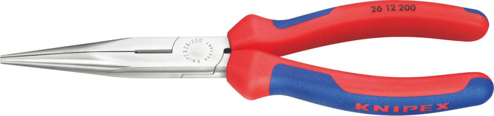 Knipex Storchschnabelzange poliert gerade mit Mehrkomponenten-Griffen 200mm