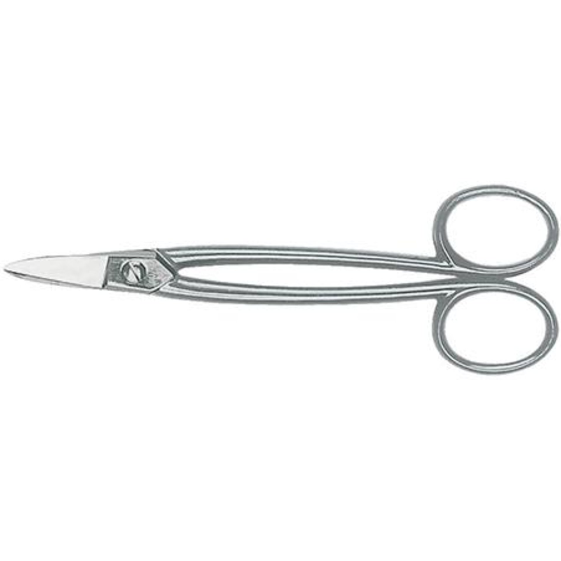 Goldschmiedeschere geradevernickelt mit Griffaugen180mm Erdi
