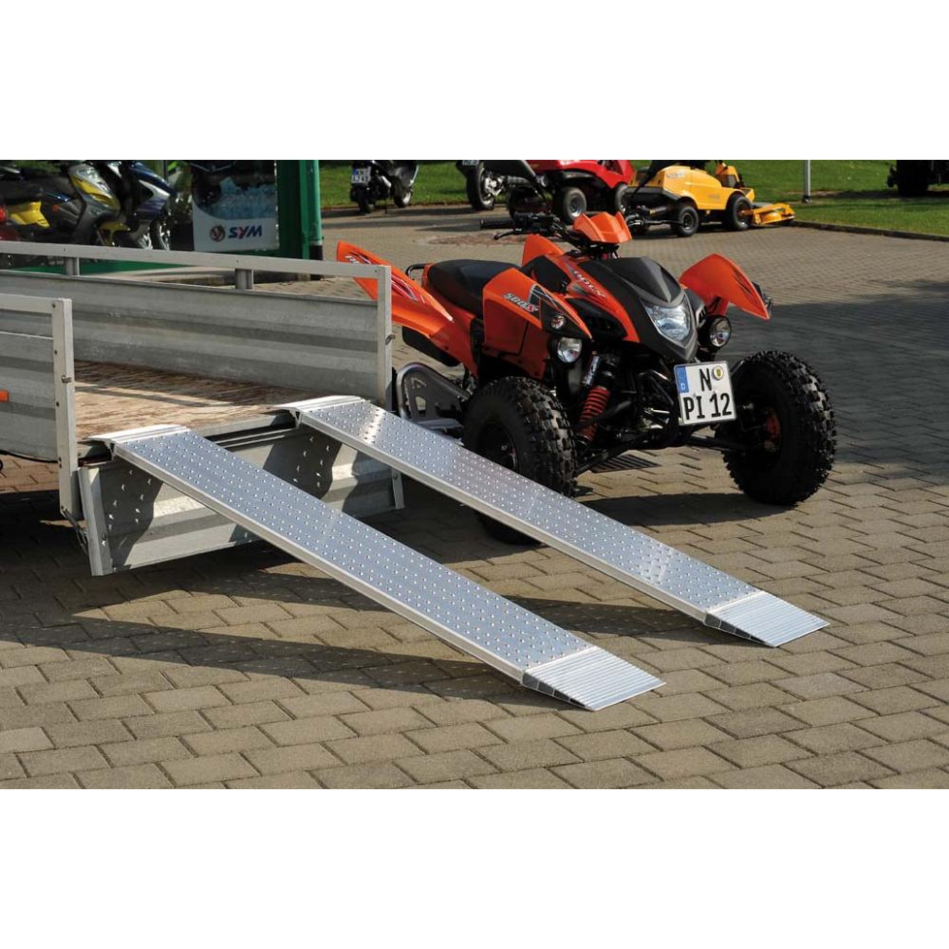 Aluminium-Verladeschiene, Traglast 800 kg