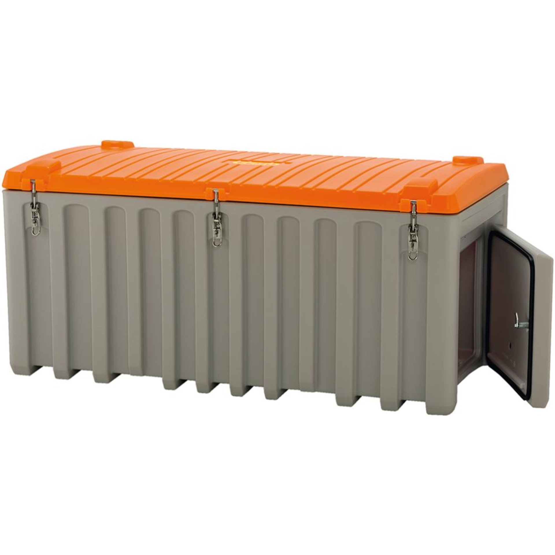 Werkzeugbox CEMbox 750 l B1700xT840xH800 mm grau/orange mit Seitentür
