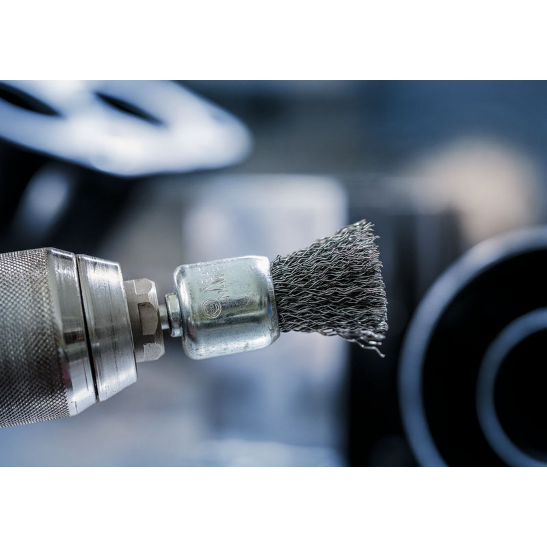 PRO Metal clean Topfbürste, zylindrischer Schaft, 25 x 0,3 mm