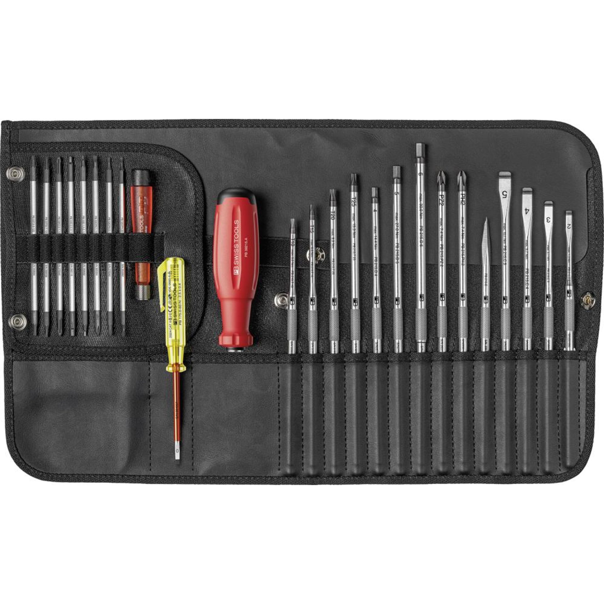 Wechselklingen-Satz 25-teilig in Rolltasche PB Swiss Tools
