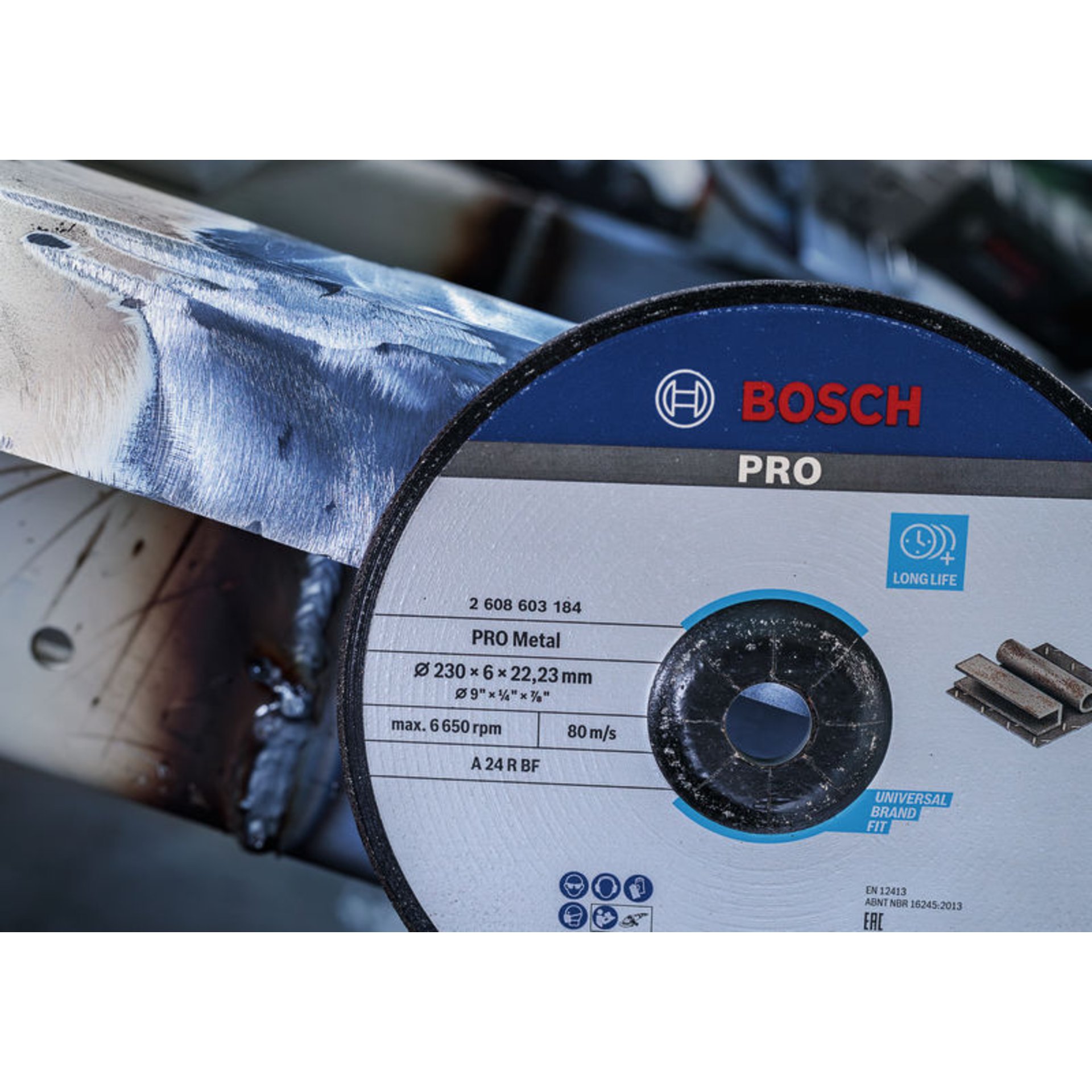 PRO Metal Schleifscheibe, 180 x 6 x 22.23 mm