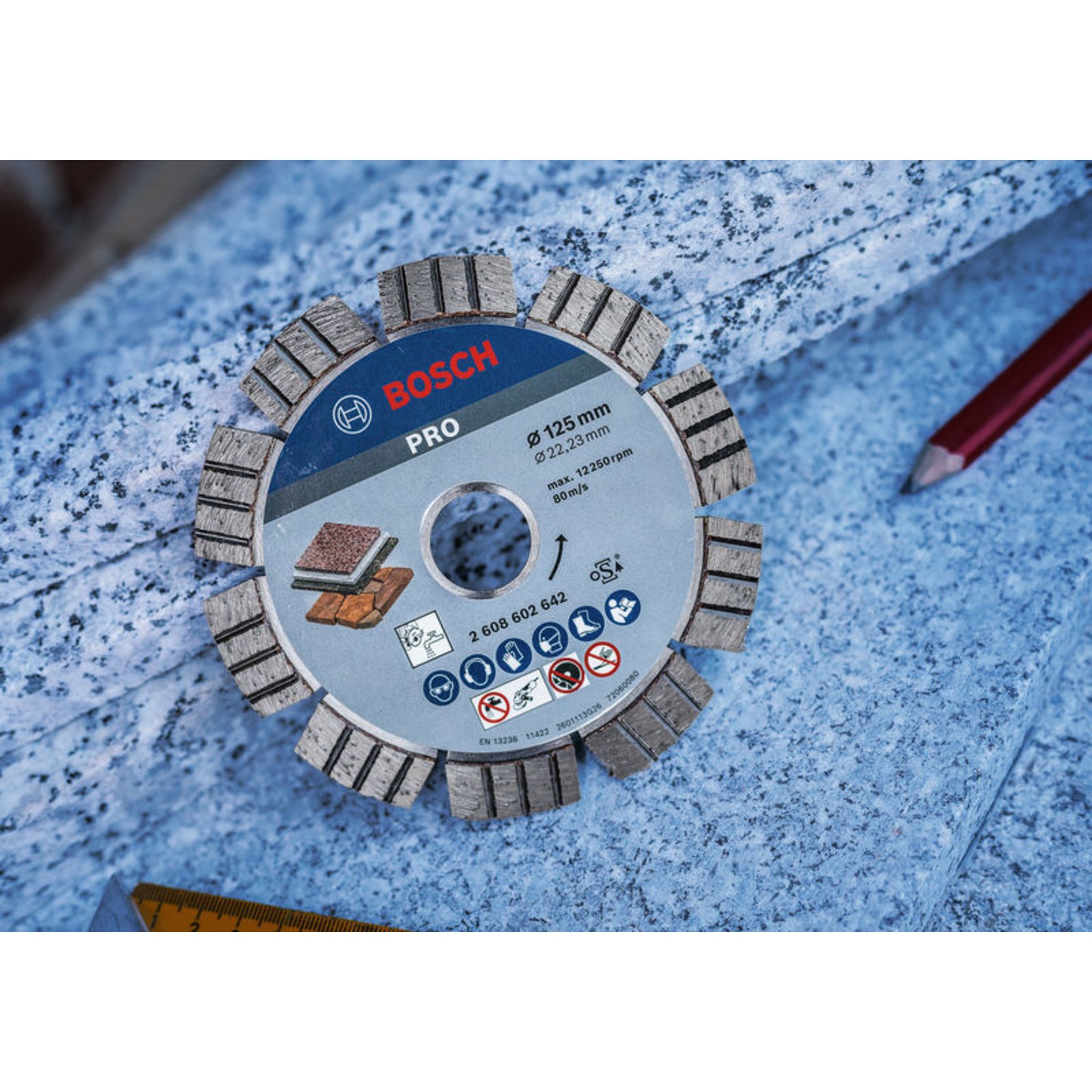 PRO Multi Material Diamanttrennscheibe, 115 x 22,23 x 2,2 mm