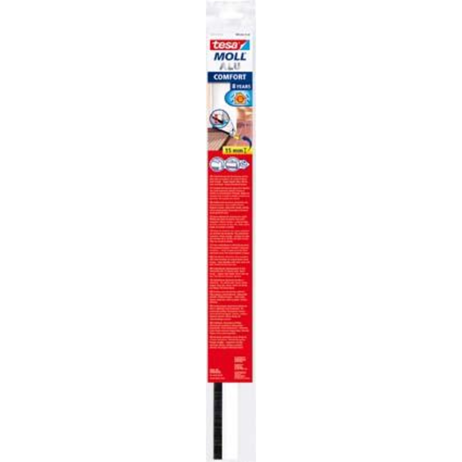 Tür-Dichtung 5405 braun bis 15mm Spalte f.unebene tesa