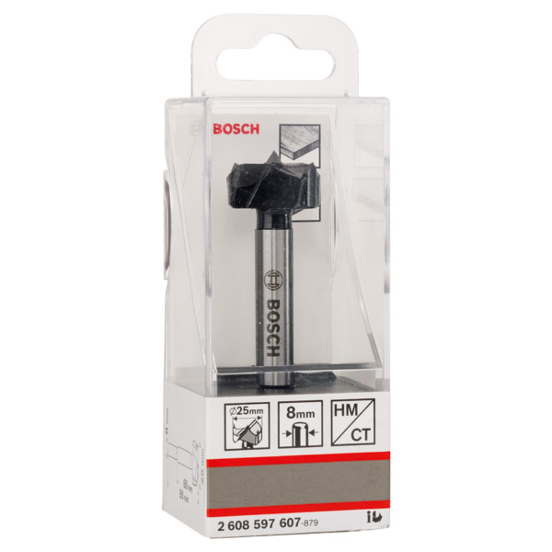 Kunstbohrer HM, 25 x 90 mm, d 8 mm