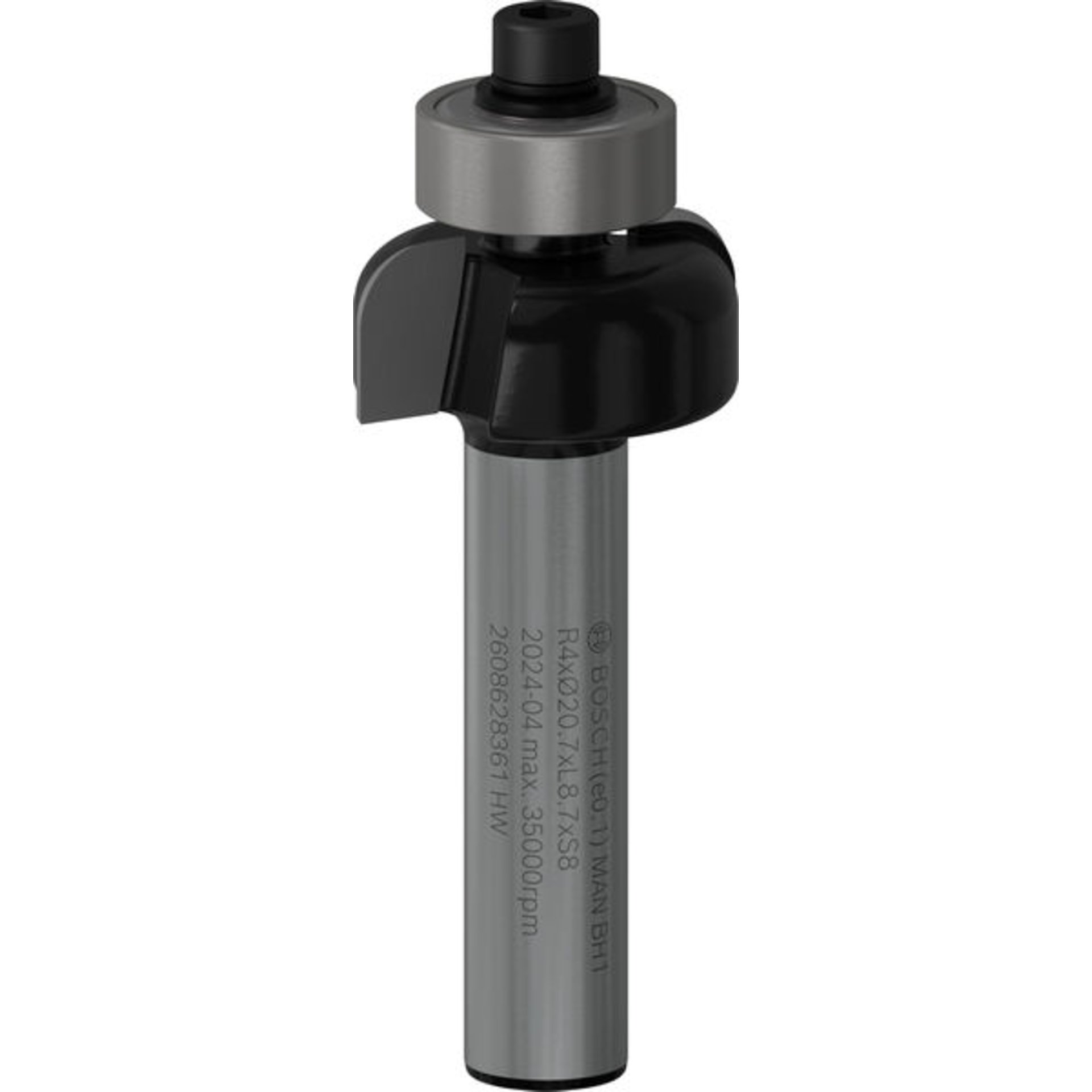 PRO Hohlkehlfräser, R 4, Schaft 8 mm
