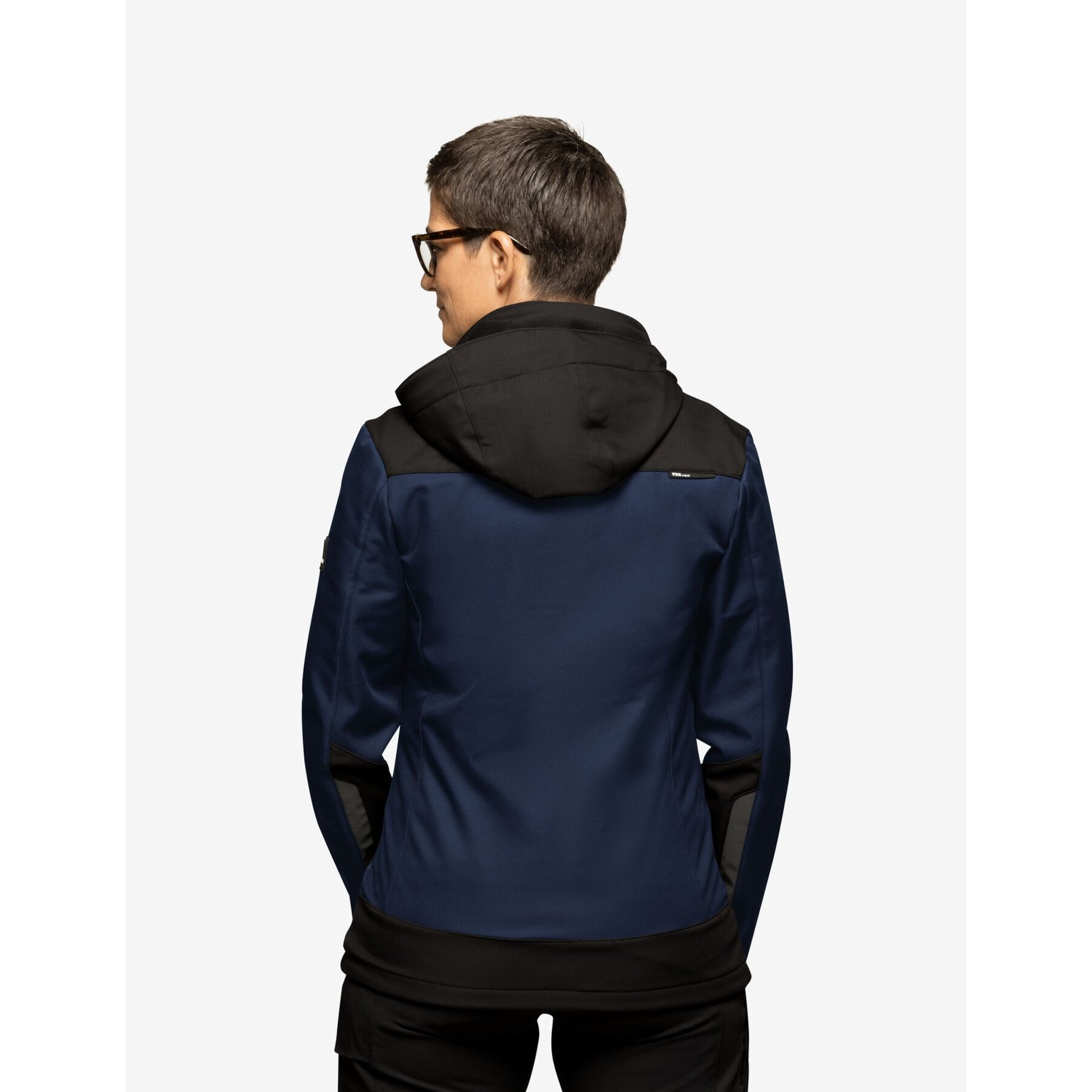 JULIA Softshell-Jacke Damen marine-schwarz 3XL