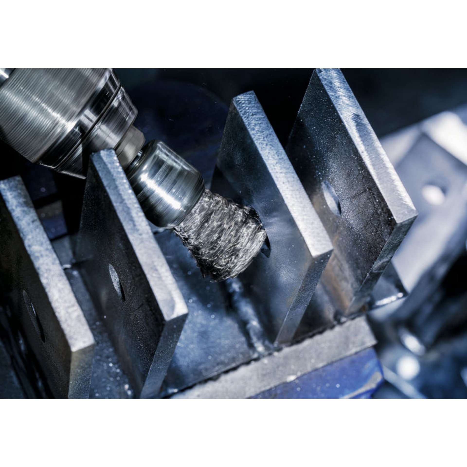 PRO Metal clean Topfbürste, zylindrischer Schaft, 25 x 0,3 mm