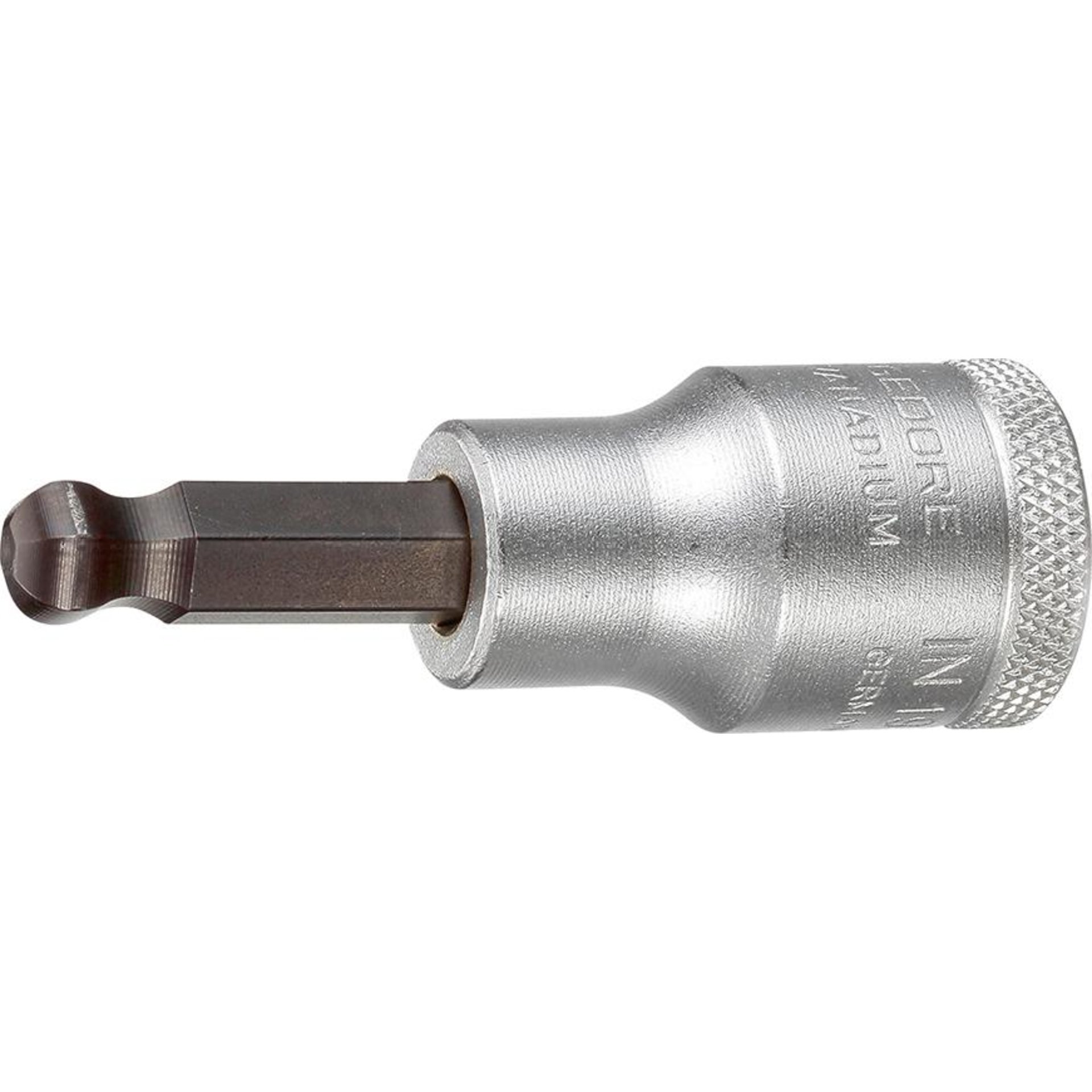 Schraubendrehereinsatz 1/2" Innensechskant mit Kugelkopf 10x60mm Gedore