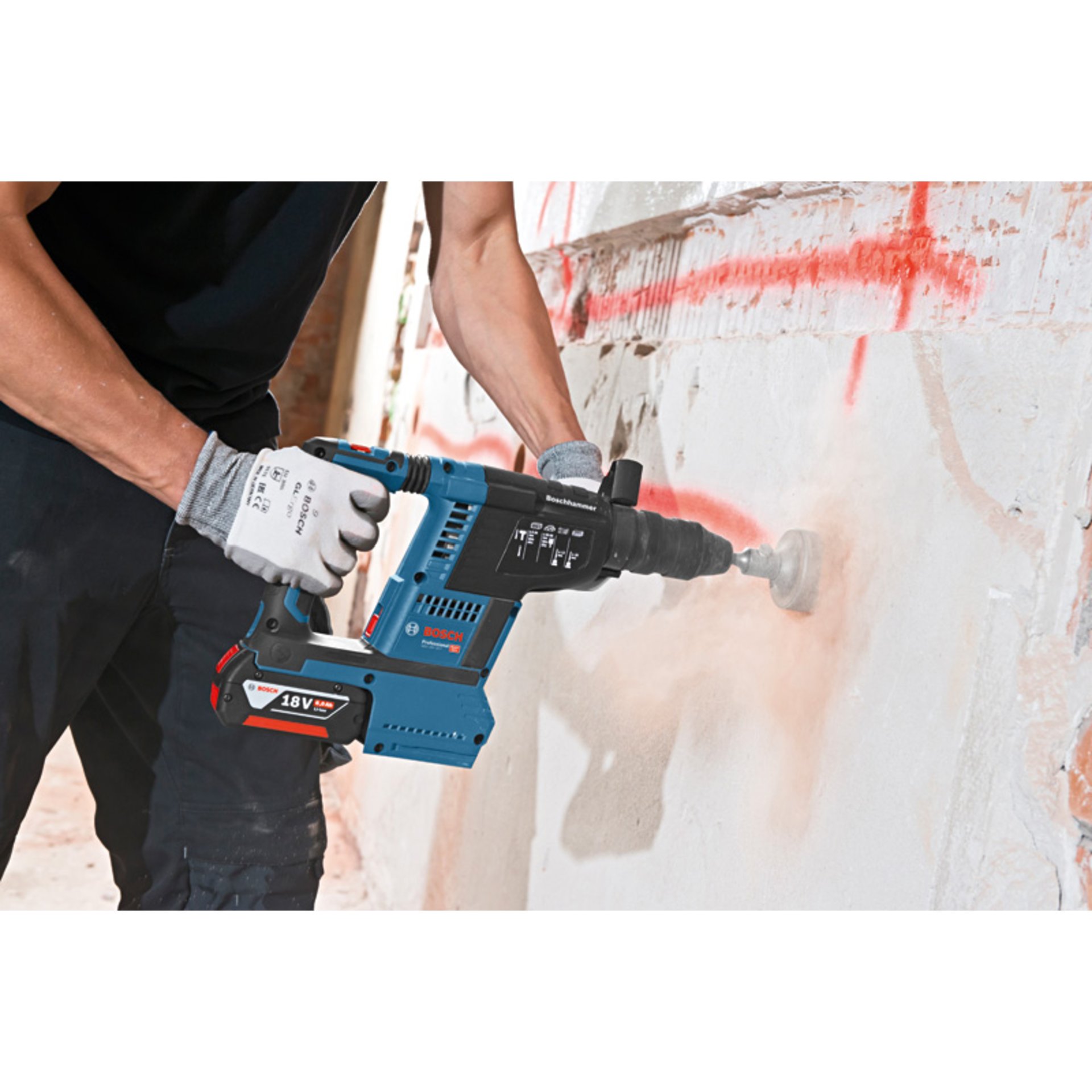 Akku-Bohrhammer mit SDS plus GBH 18V-26 in L-BOXX
