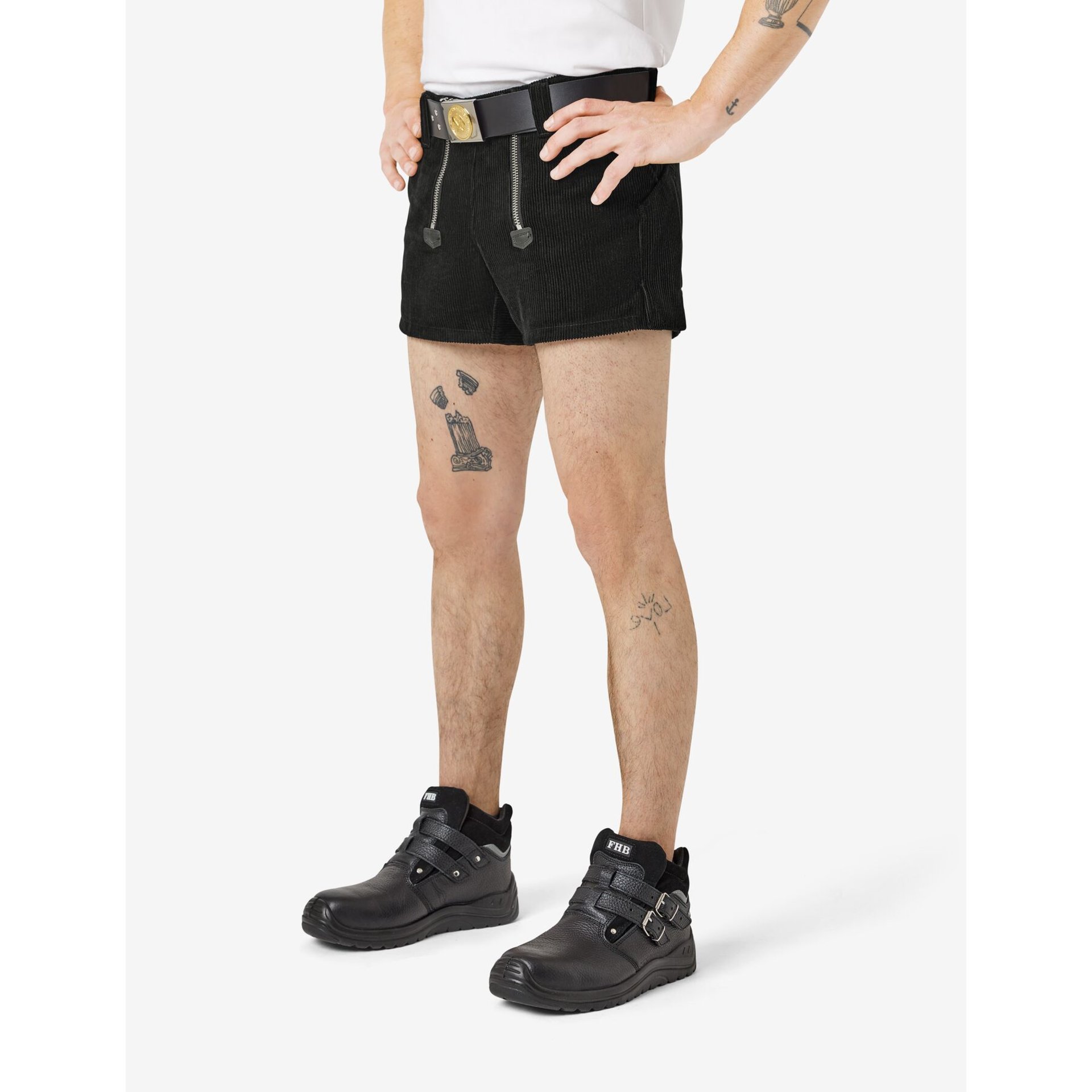 FERDINAND Zunft-Shorts extra kurz schwarz 54