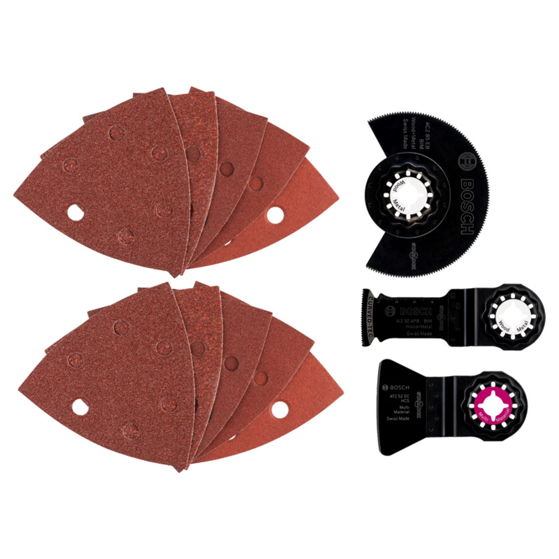 Universal-Set, 13-teilig, für Multi-Cutter, Wood and Paint