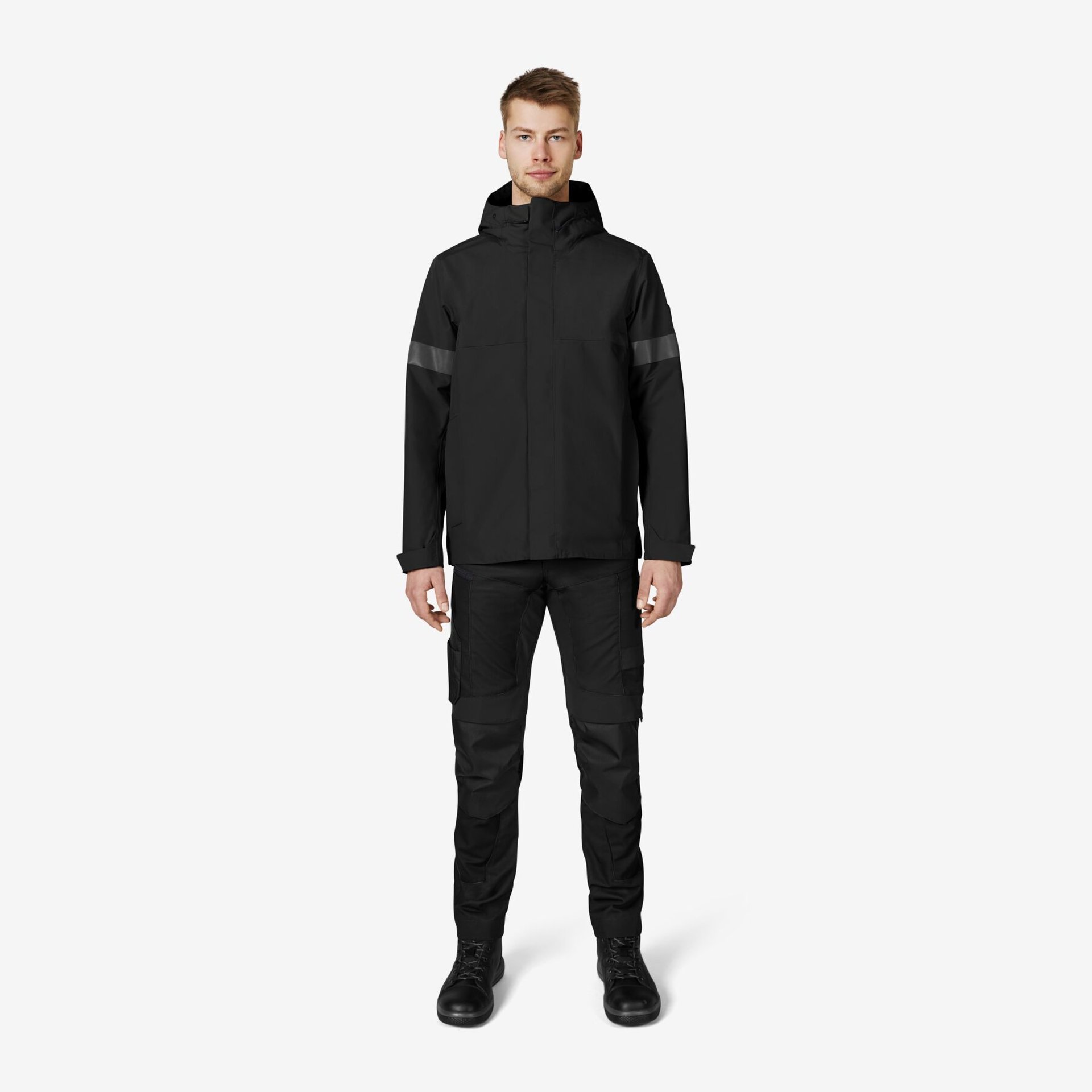 LUCA Hardshell-Jacke schwarz 4XL