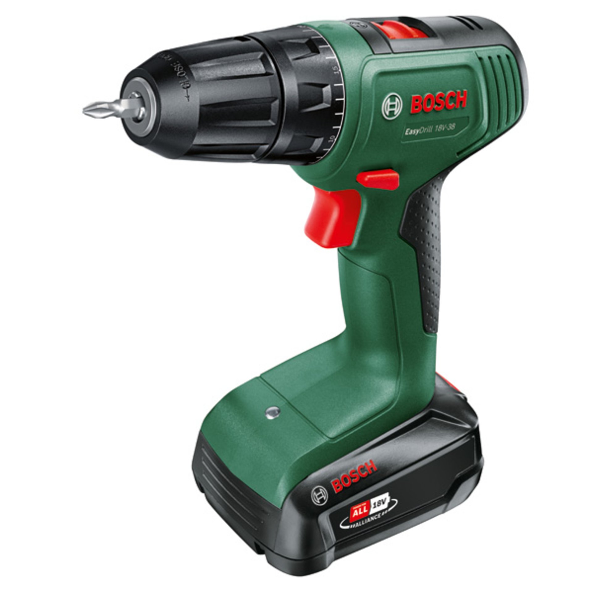 Akku-Bohrschrauber EasyDrill 18V-38, 1 x Akku PBA 18V 1.5Ah im Tragekoffer
