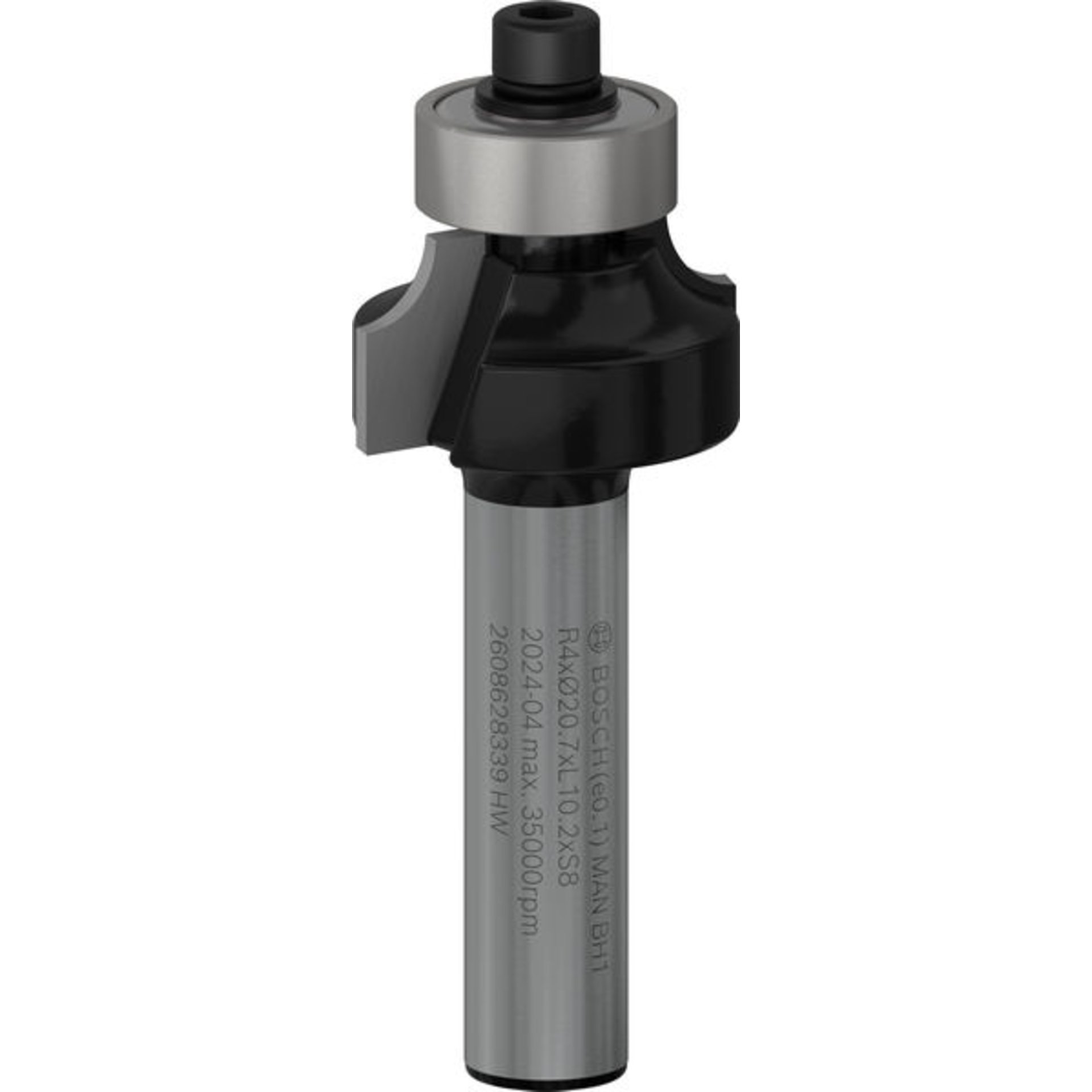 PRO Abrundfräser, R 4, Schaft 8 mm
