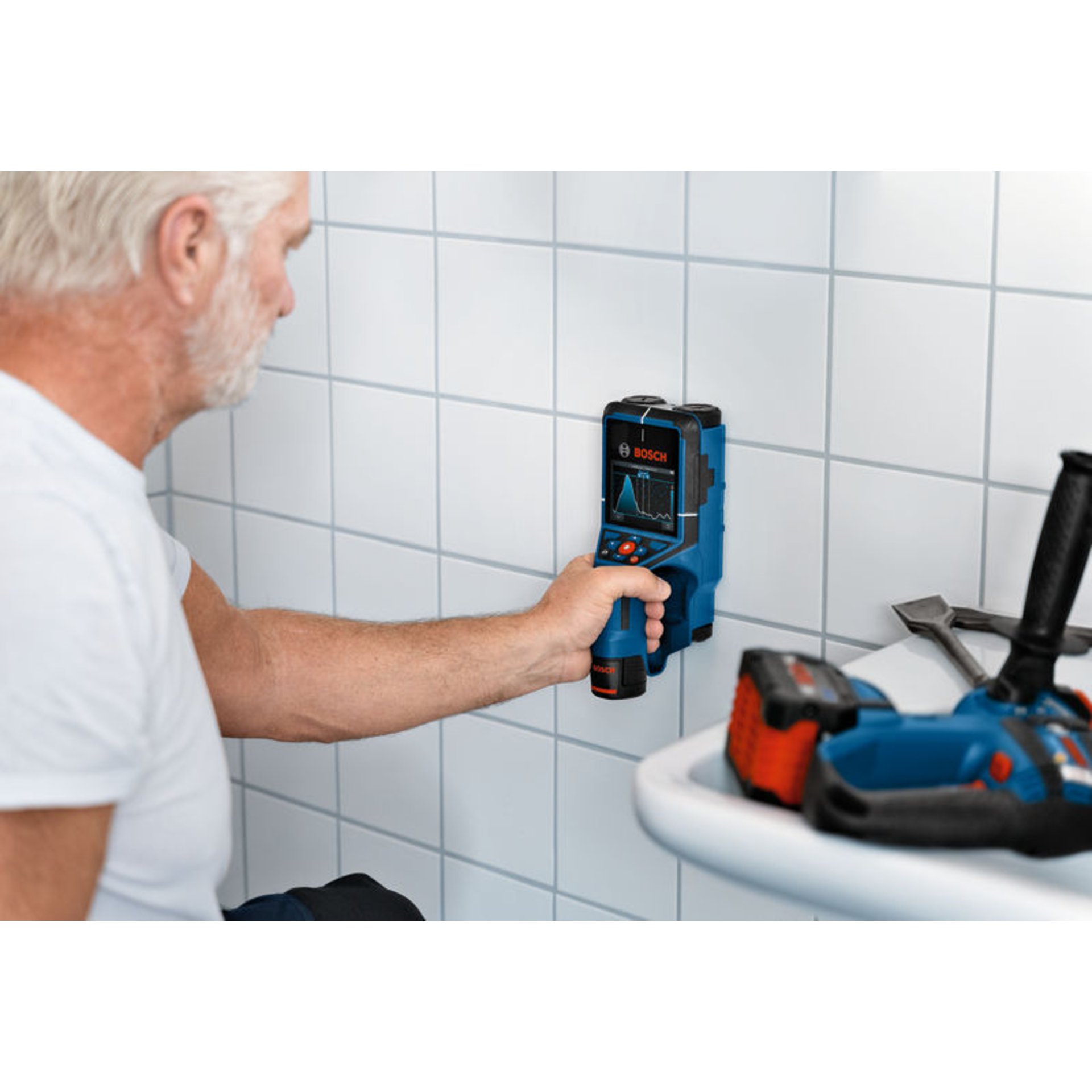 Ortungsgerät Wallscanner D-tect 200 C, 1 x Akku GBA 12V 2.0Ah in L-BOXX