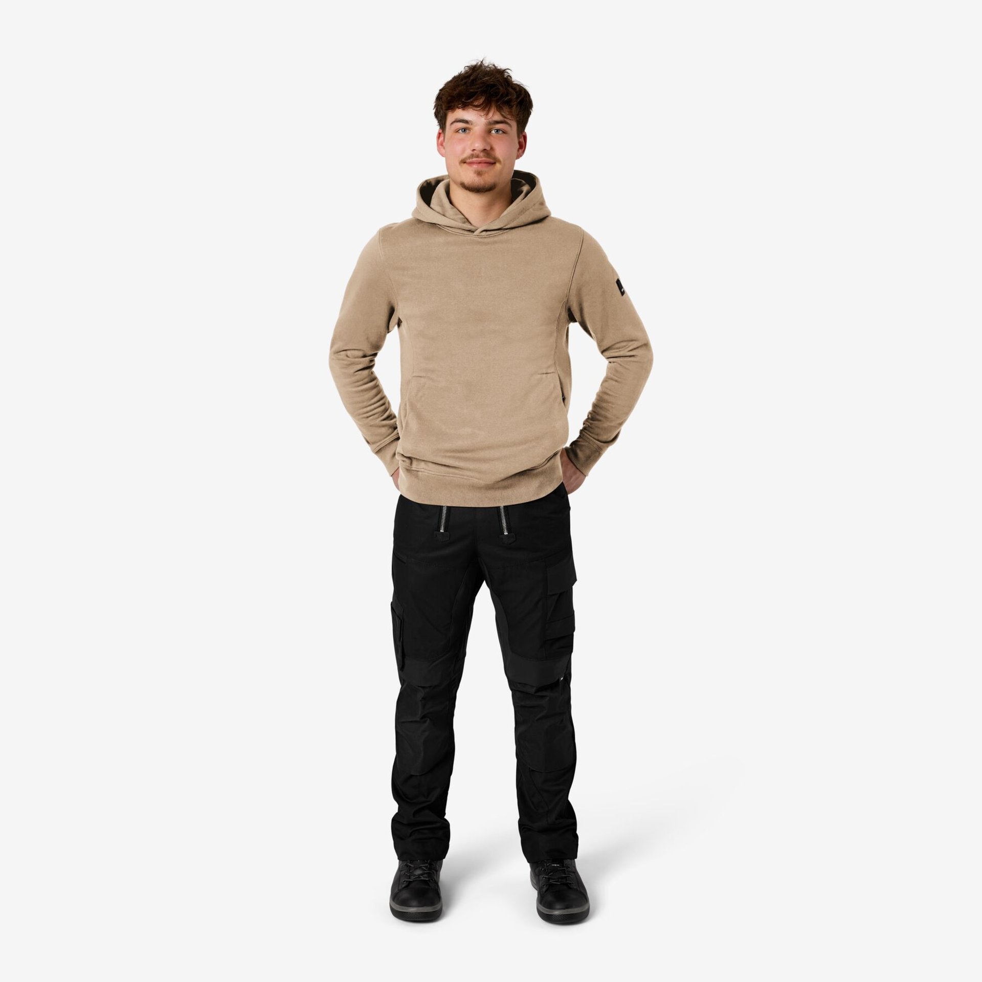 BENNET Hoodie unisex beige XL
