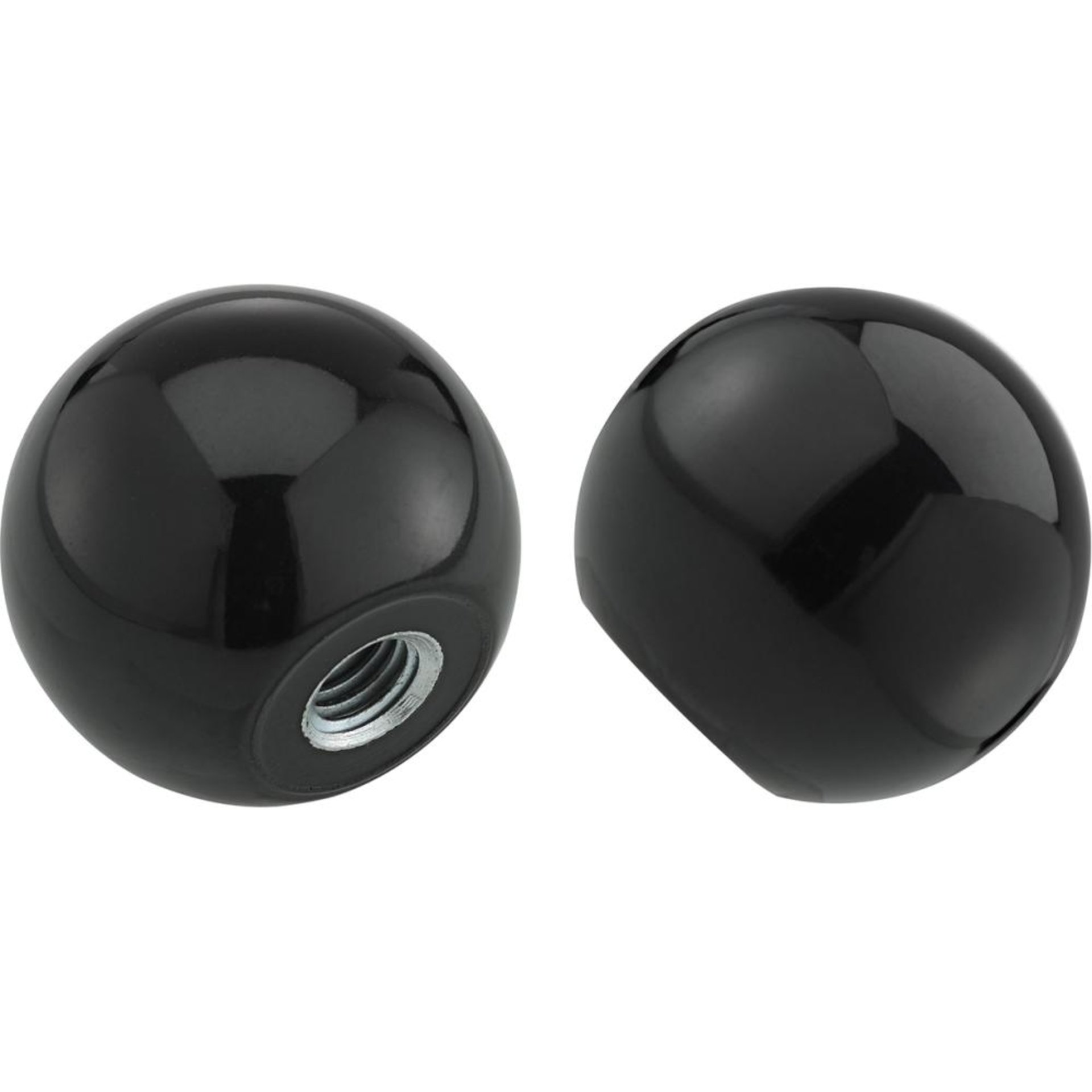 Kugelknopf DIN319 Duroplast, Form E, 32mm, M 8, Inhalt: 5 Stück FORTIS