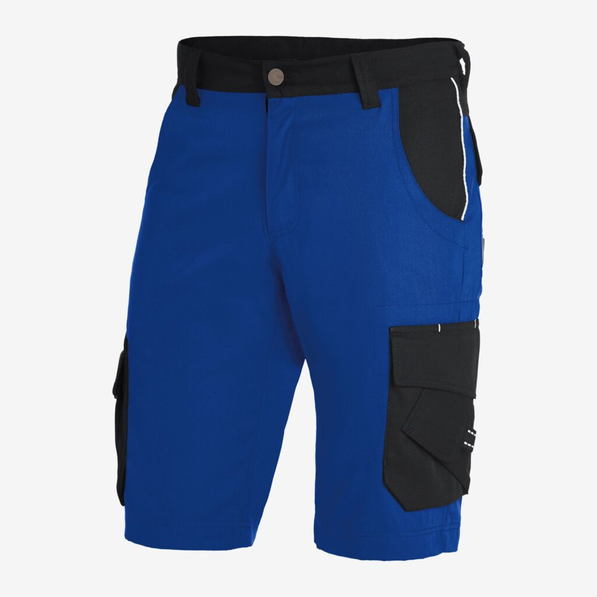 THEO Bermuda kurze Arbeitshose royalblau-schwarz Gr. 46