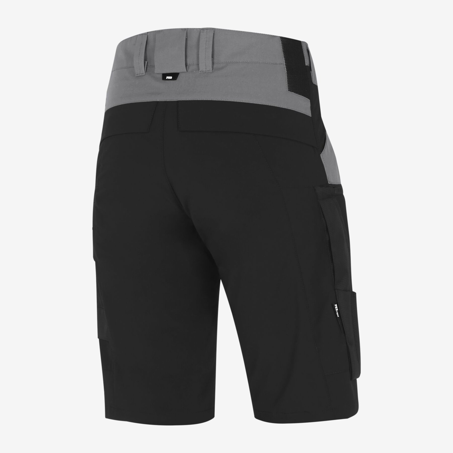 KIM Bermuda elastisch grau-schwarz 52