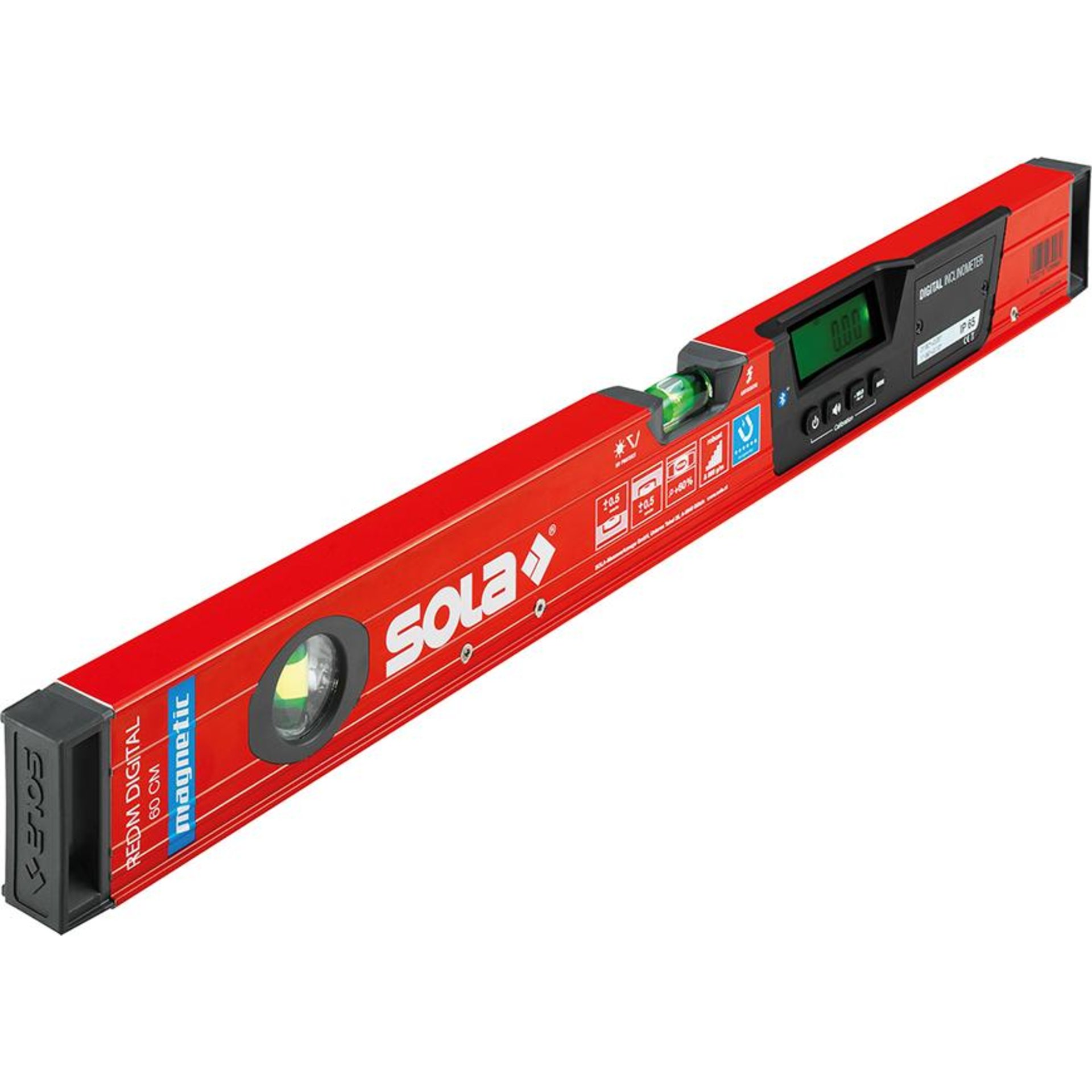 Digitale Wasserwaage REDM 30 digital mit Magnet Sola