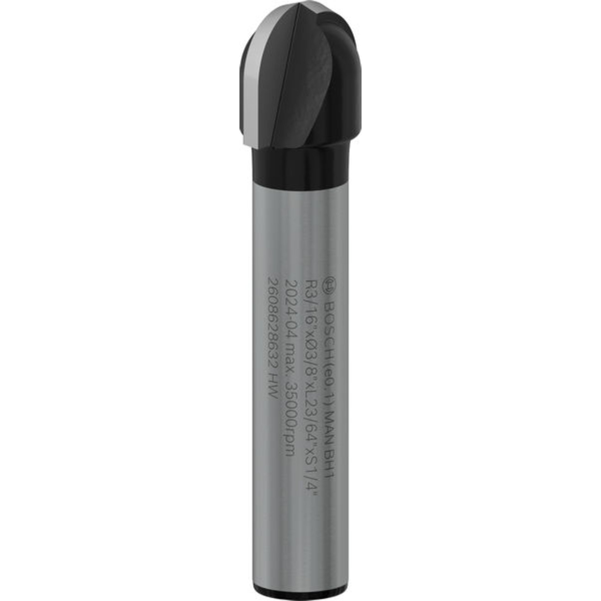 PRO Hohlkehlfräser, R 3/16", Schaft 1/4"