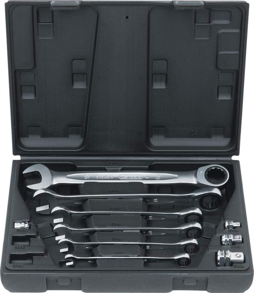 KS Tools Ratschenschlüssel-Satz 10-tlg. 8-19mm gerade