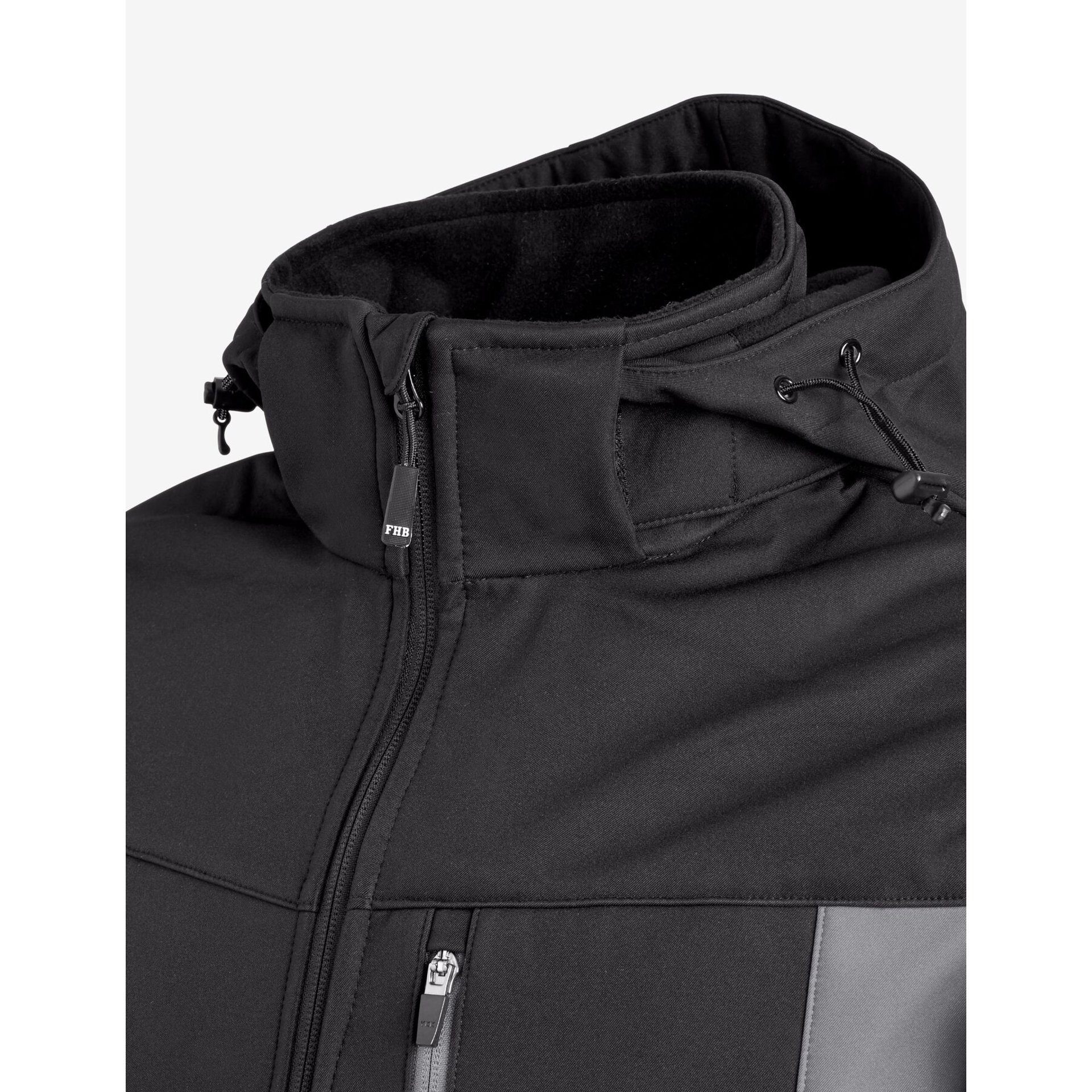 JUSTUS Softshell Weste grau-schwarz XS