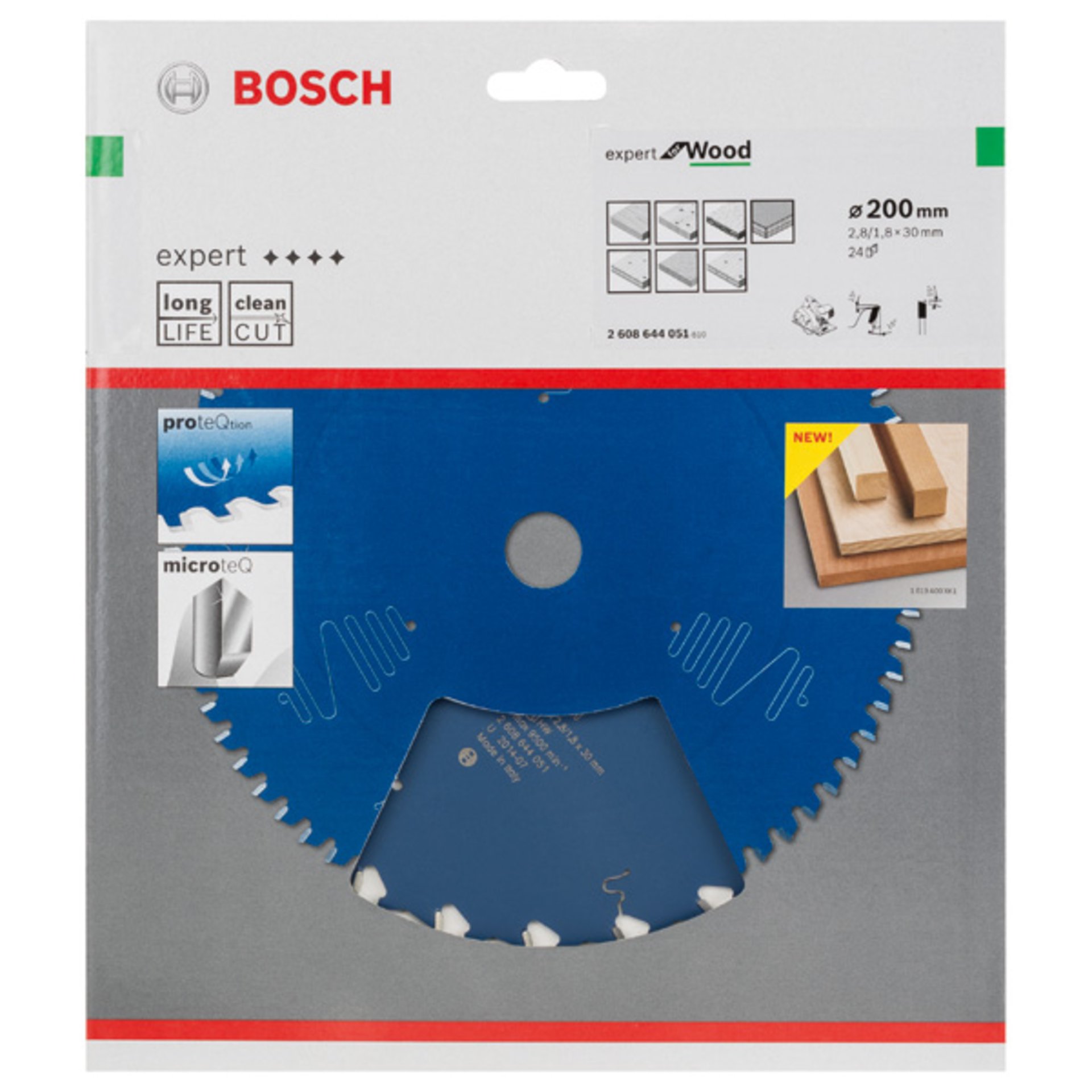 Kreissägeblatt Expert for Wood, H 200 x 30, Z24