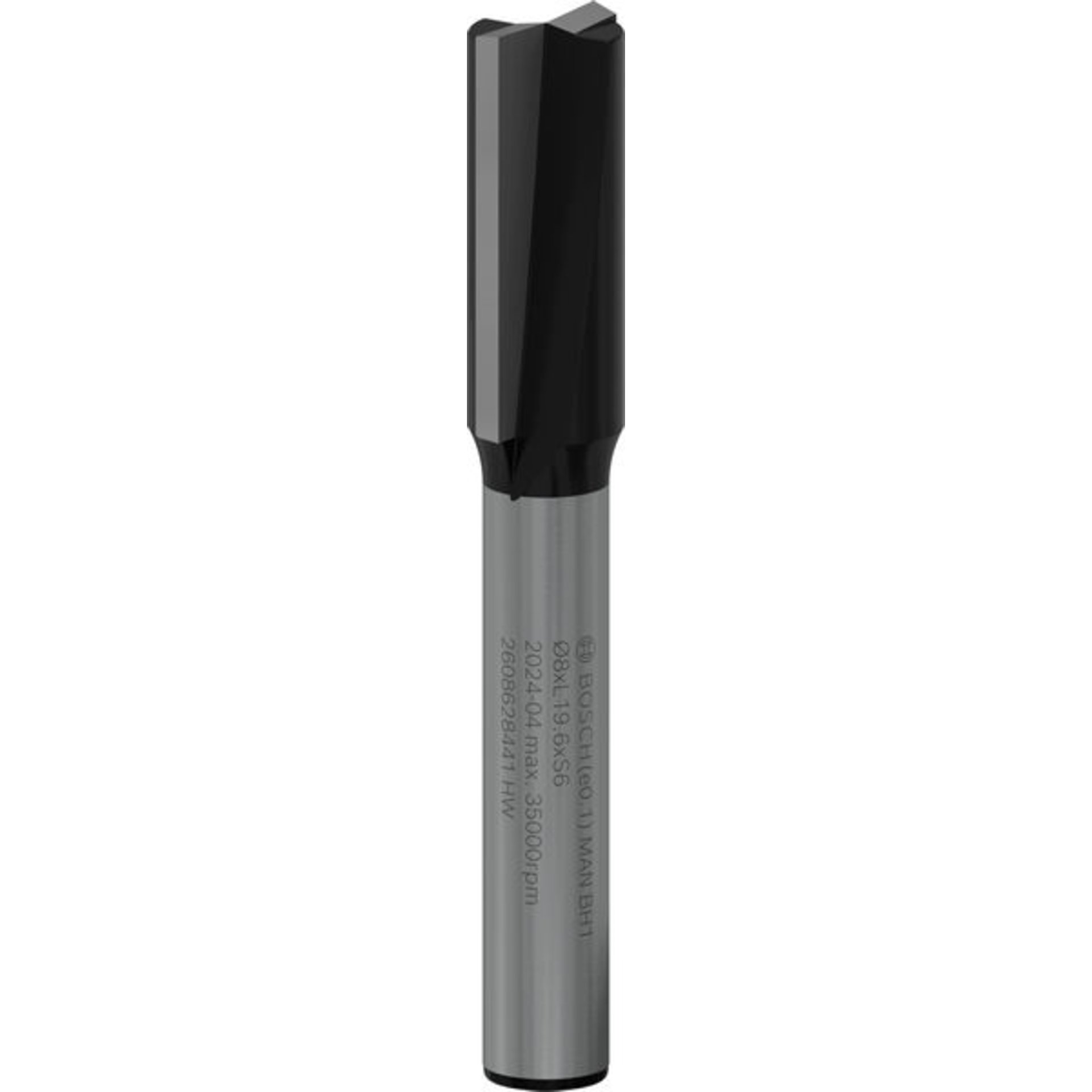 PRO Nutfräser, zweischneidig, Ø 8 x L 19,6, Schaft 6 mm