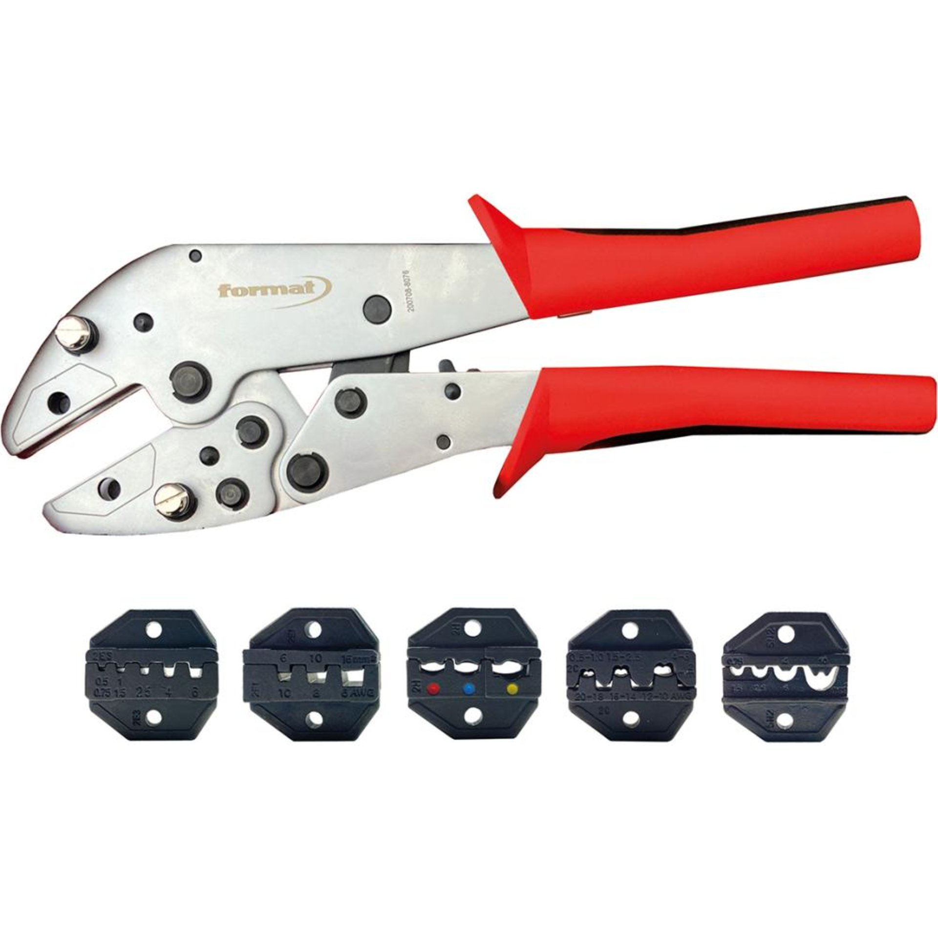 Crimpwerkzeug-Set mit Wechseleinsätze 5-teilig FORMAT