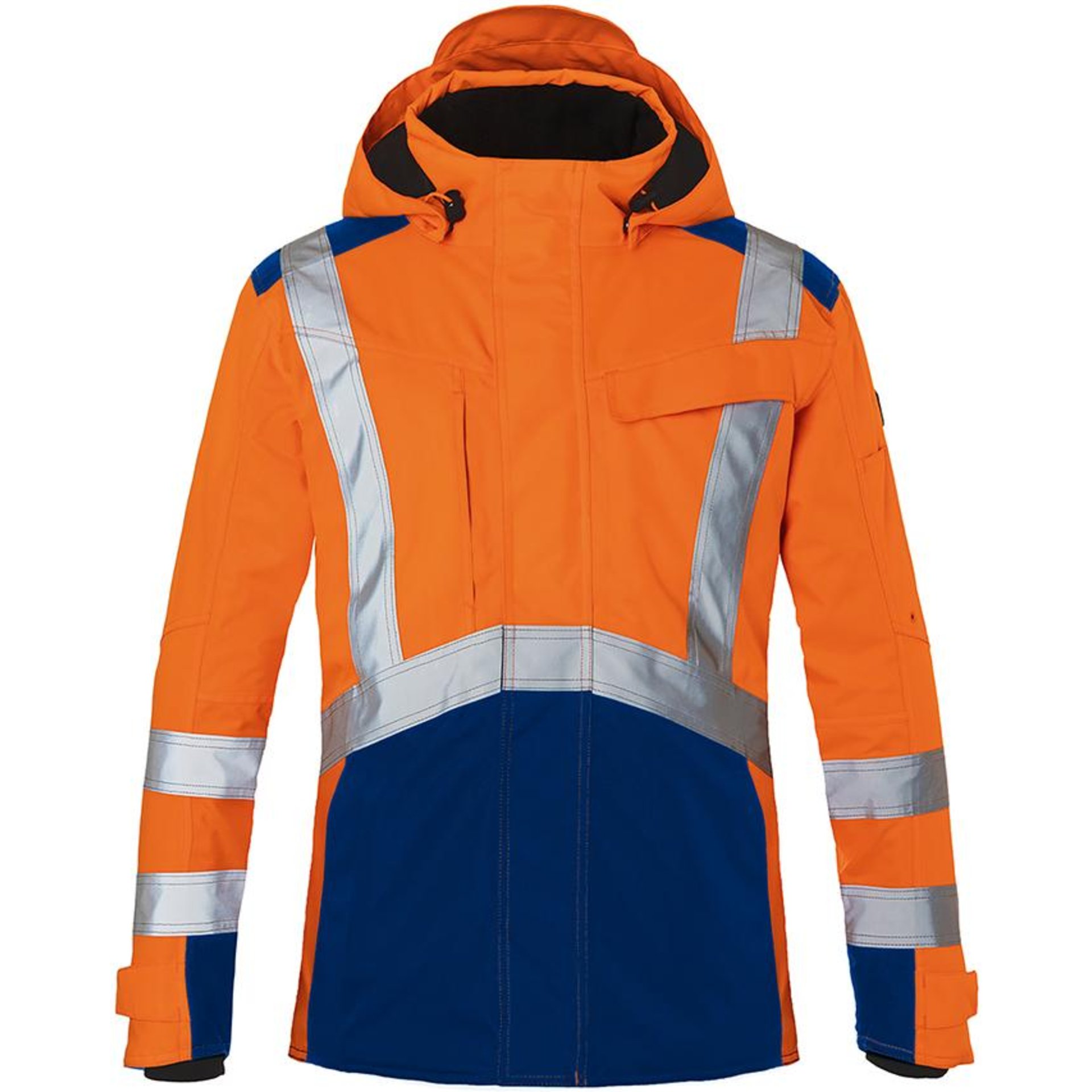 Hardshell-Jacke, warnorange/dunkelblau, Gr.L REFLECTIQ
