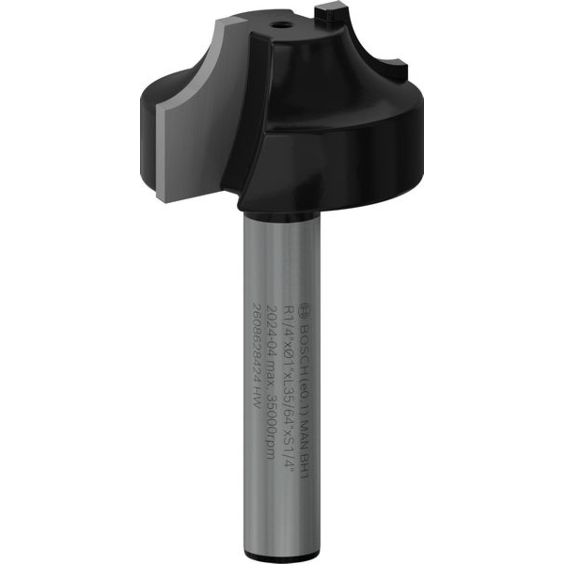 PRO Abrundfräser, L 1/4", Schaft 1/4"